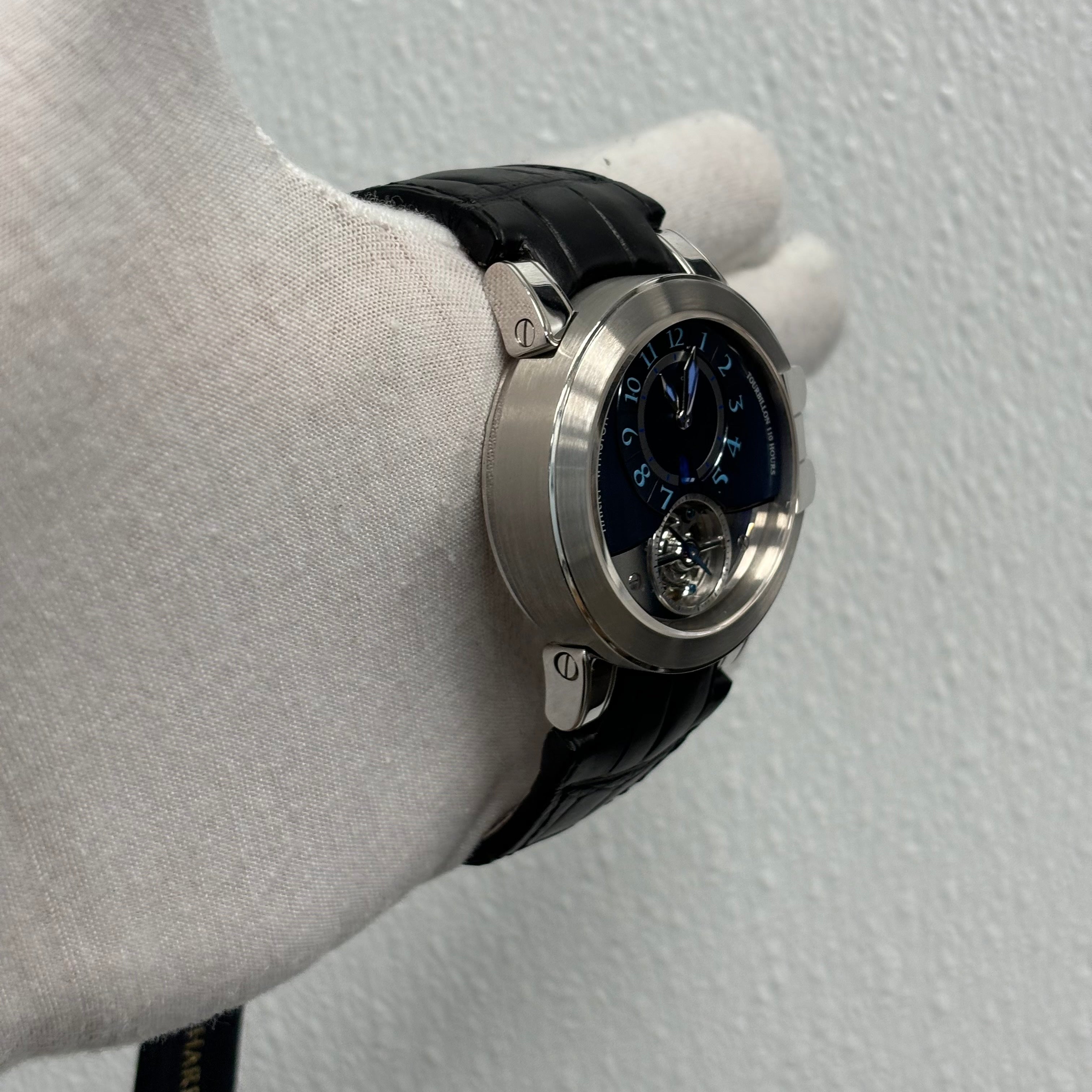 Harry Winston Ocean 44mm Blue Dial Watch Ref# OCEATO44WW002 - Happy Jewelers Fine Jewelry Lifetime Warranty