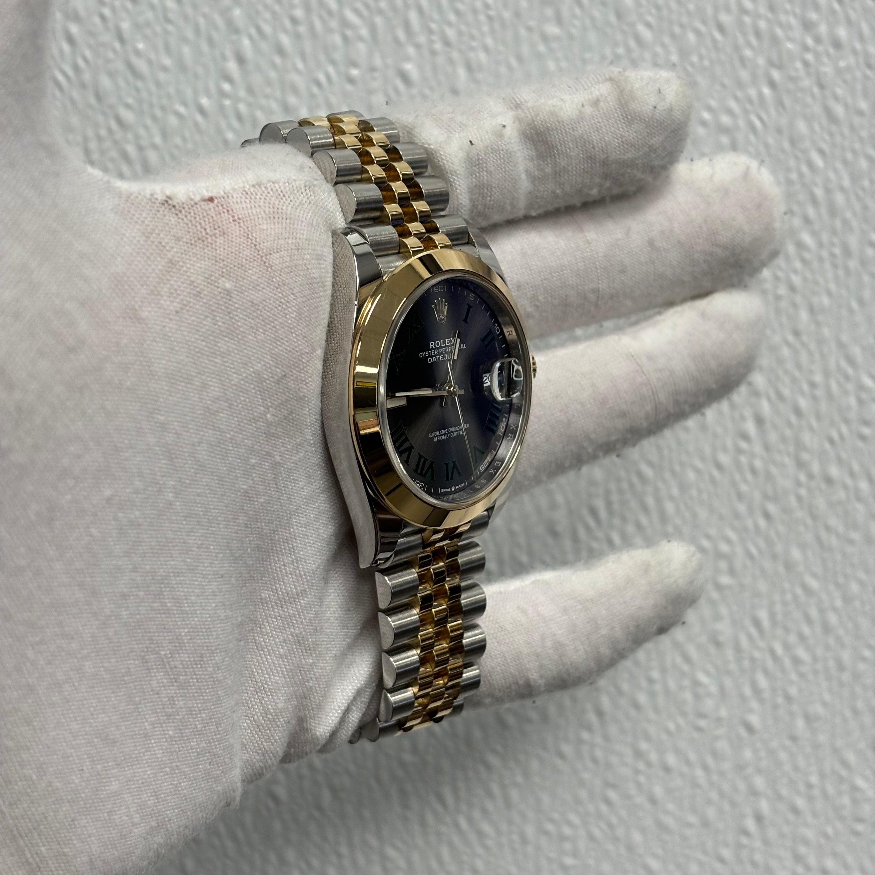 Rolex Datejust 41mm Wimbledon Dial Watch Ref# 126303 - Happy Jewelers Fine Jewelry Lifetime Warranty