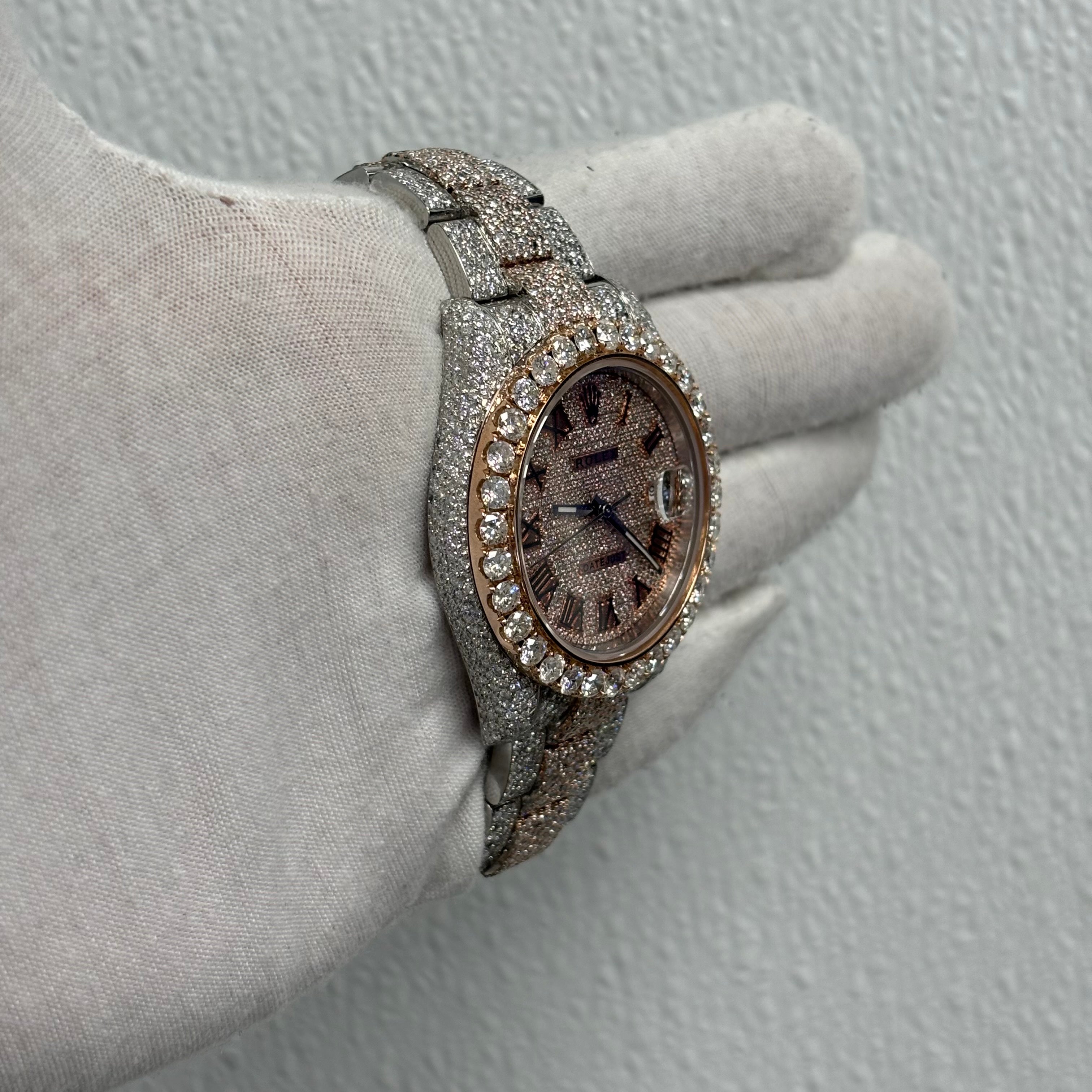 Rolex Datejust 41mm Pave Dial Watch Ref# 116300 - Happy Jewelers Fine Jewelry Lifetime Warranty