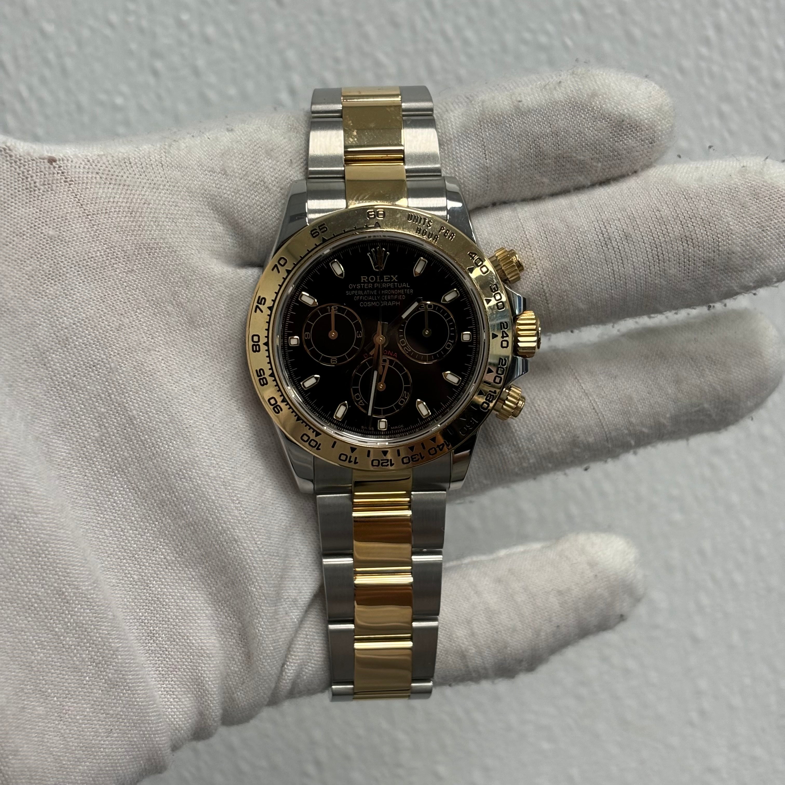 Rolex Daytona 40mm Black Dial Watch Reference# 116503 - Happy Jewelers Fine Jewelry Lifetime Warranty