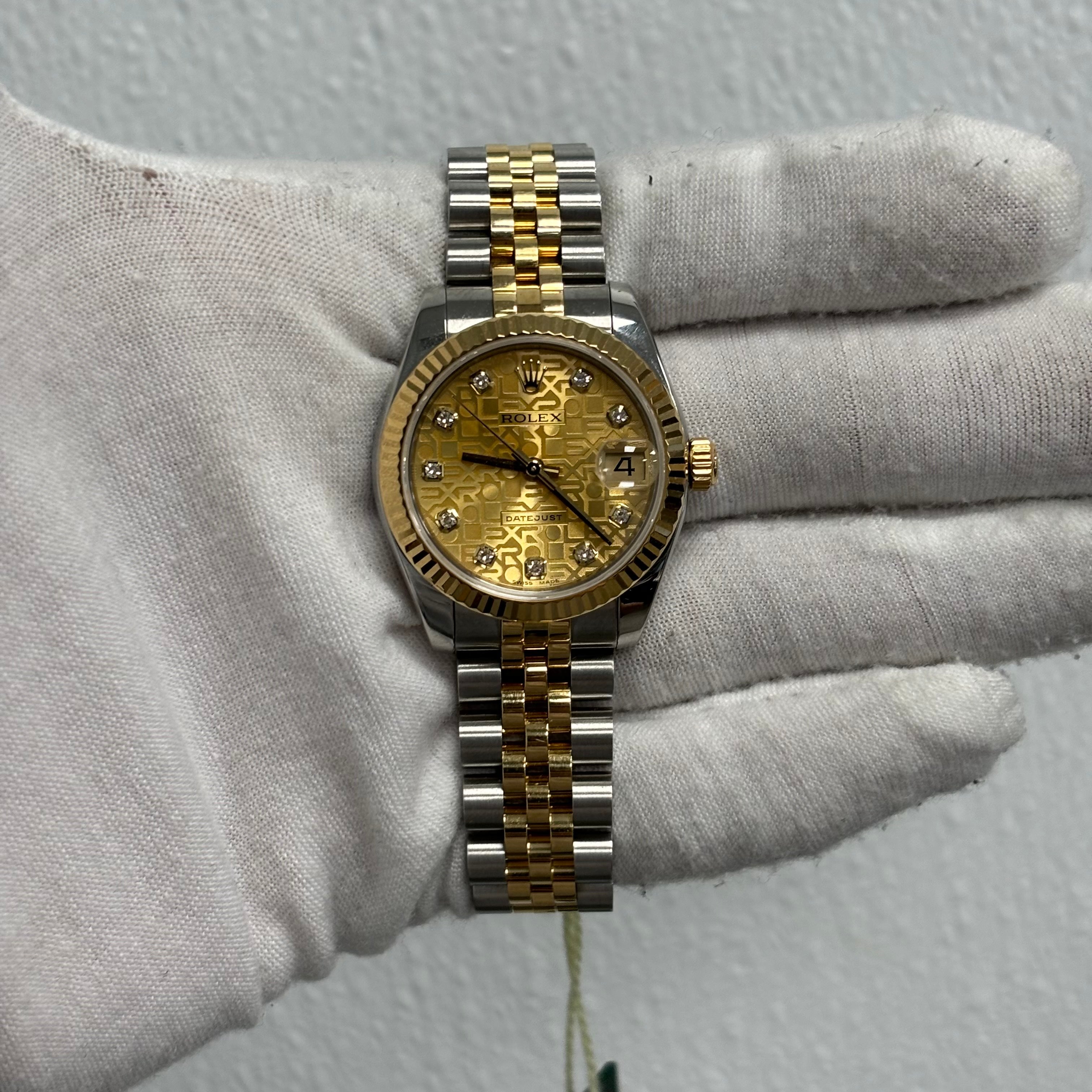 Rolex Datejust 31mm Champagne Dial Watch Ref# 178273 - Happy Jewelers Fine Jewelry Lifetime Warranty