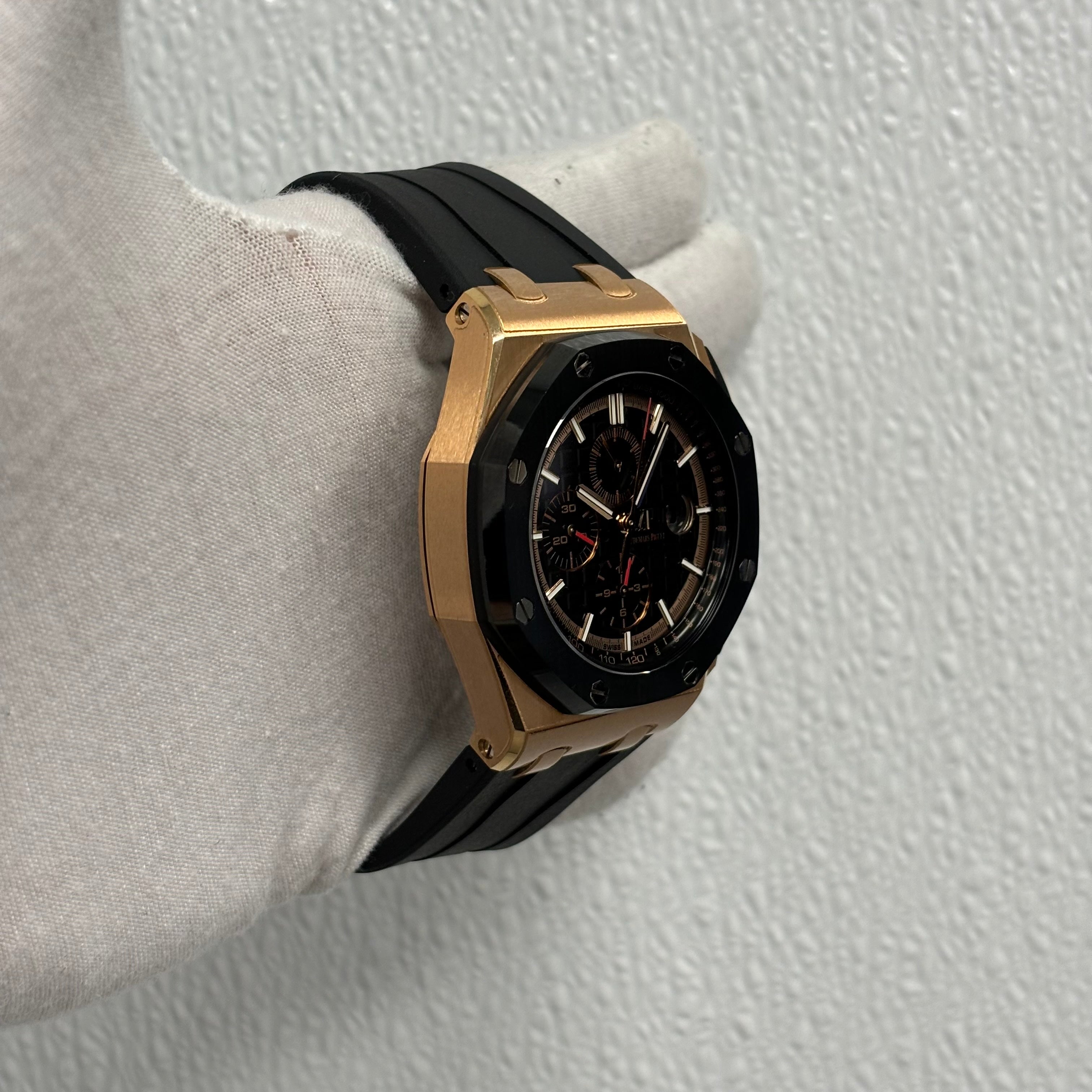 Audemars Piguet Royal Oak 41mm Black Dial Watch Ref# 26401RO.OO.A002CA.02 - Happy Jewelers Fine Jewelry Lifetime Warranty