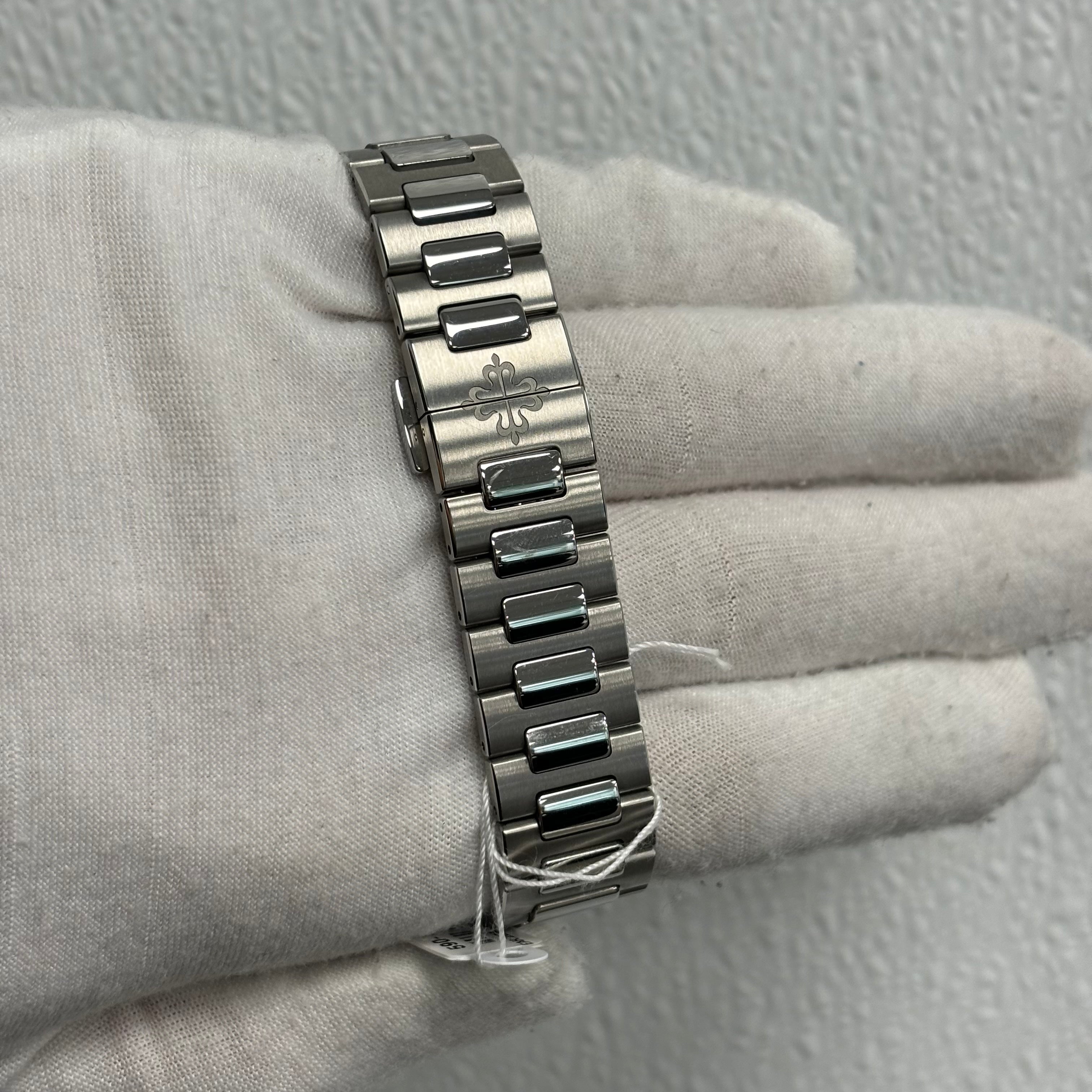 Patek Philippe Nautilus 35mm Grey Dial Watch Ref# 7118/1200A-001 - Happy Jewelers Fine Jewelry Lifetime Warranty