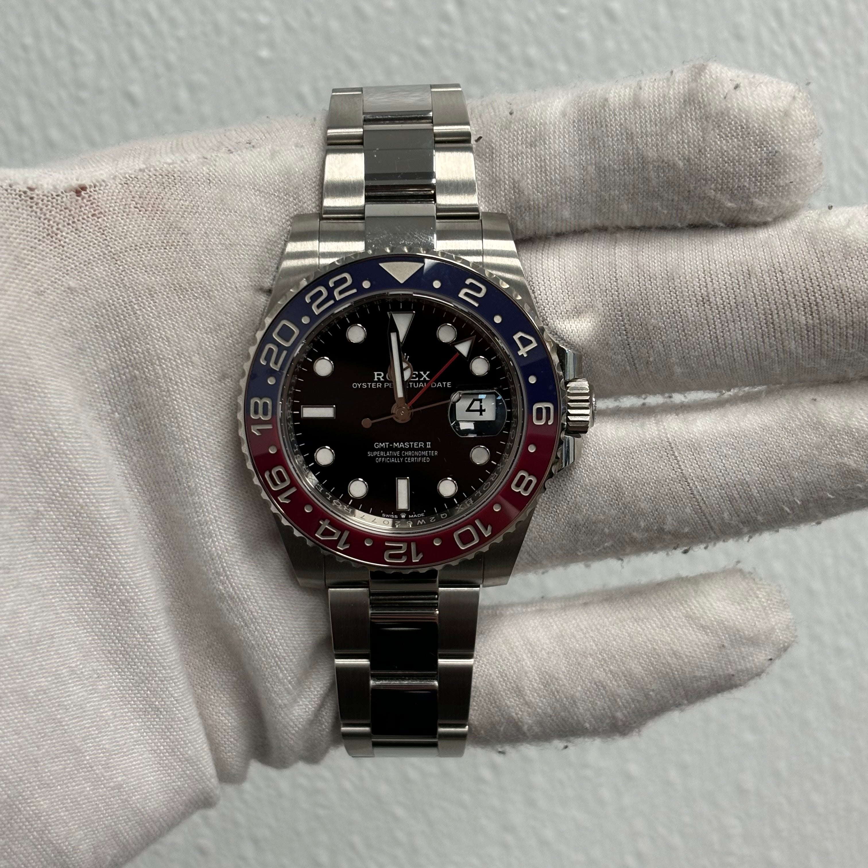 Rolex GMT-Master II 40mm Black Dial Ref# 126710BLRO - Happy Jewelers Fine Jewelry Lifetime Warranty