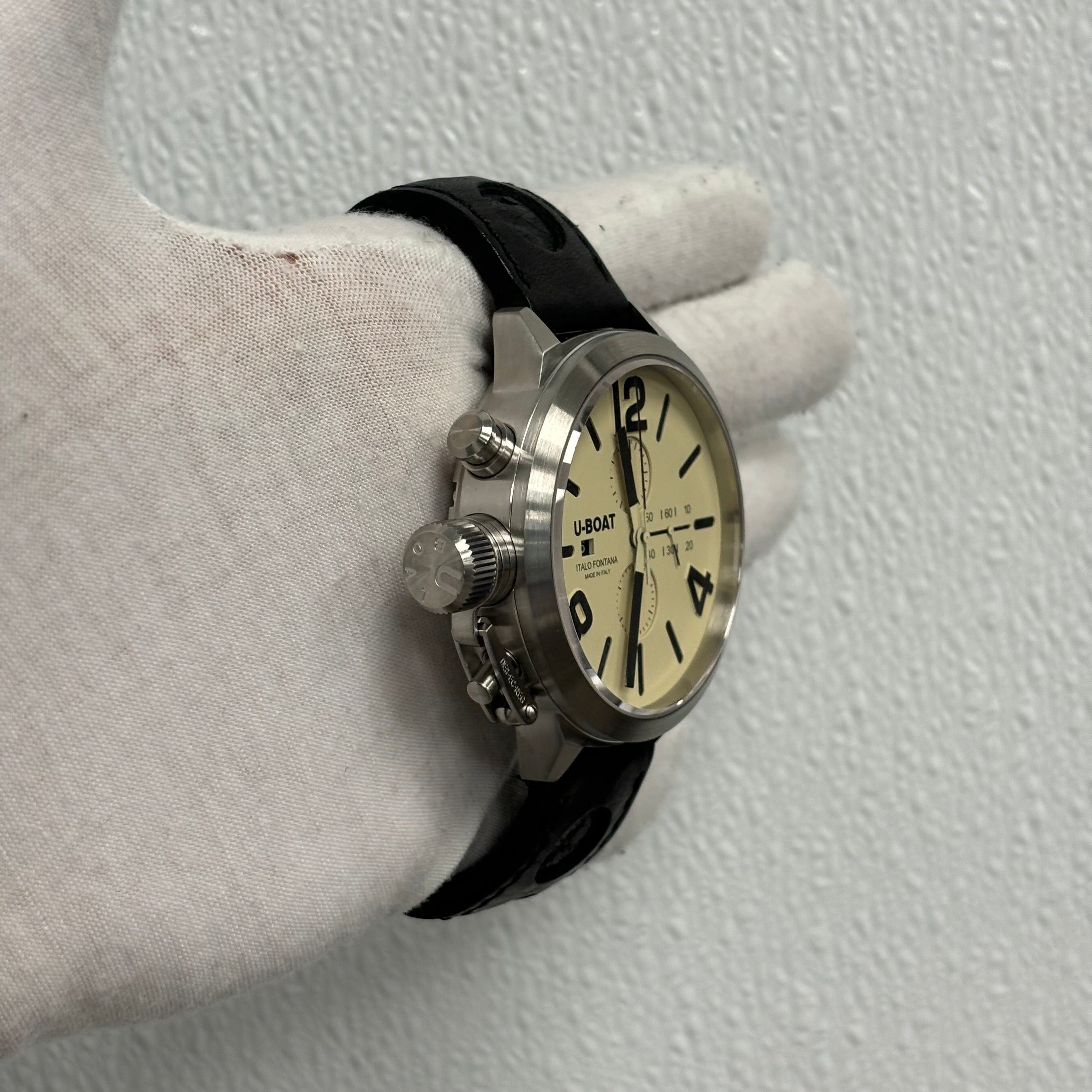 U-Boat Classico 52mm Beige Dial Watch Ref# 2272 - Happy Jewelers Fine Jewelry Lifetime Warranty