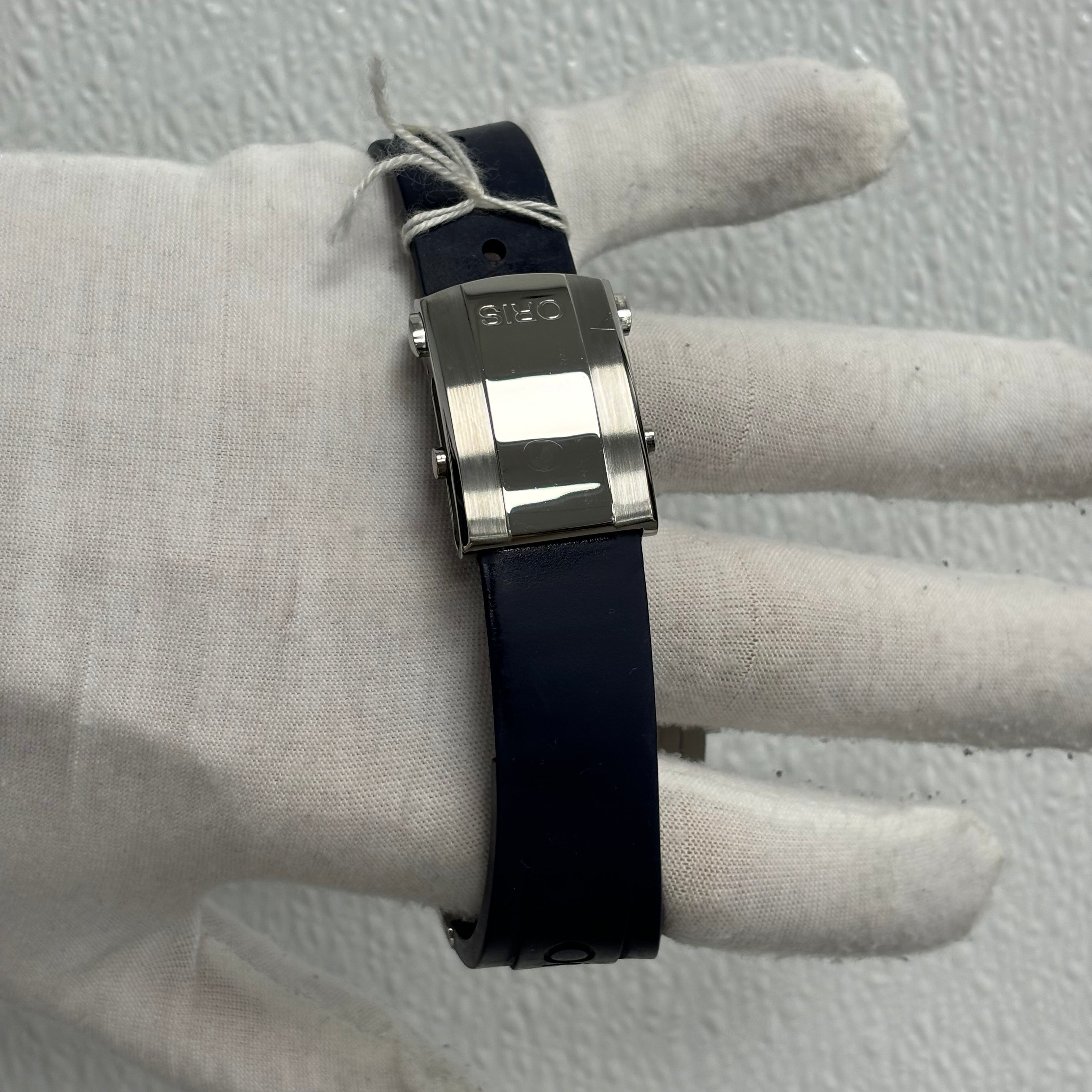 Oris Aquis 45.5mm Blue Dial Watch Ref# 01 743 7733 4135 - Happy Jewelers Fine Jewelry Lifetime Warranty
