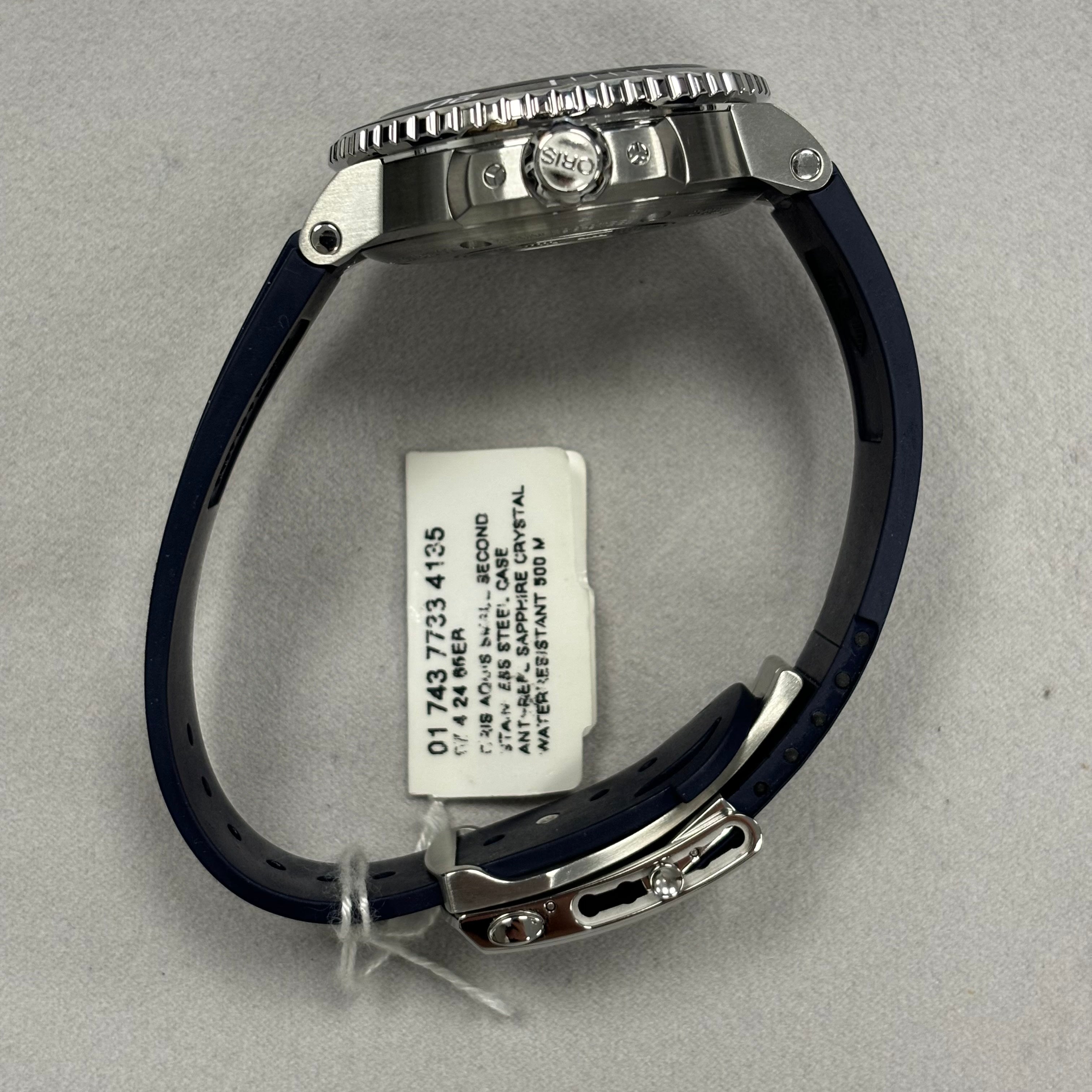 Oris Aquis 45.5mm Blue Dial Watch Ref# 01 743 7733 4135 - Happy Jewelers Fine Jewelry Lifetime Warranty