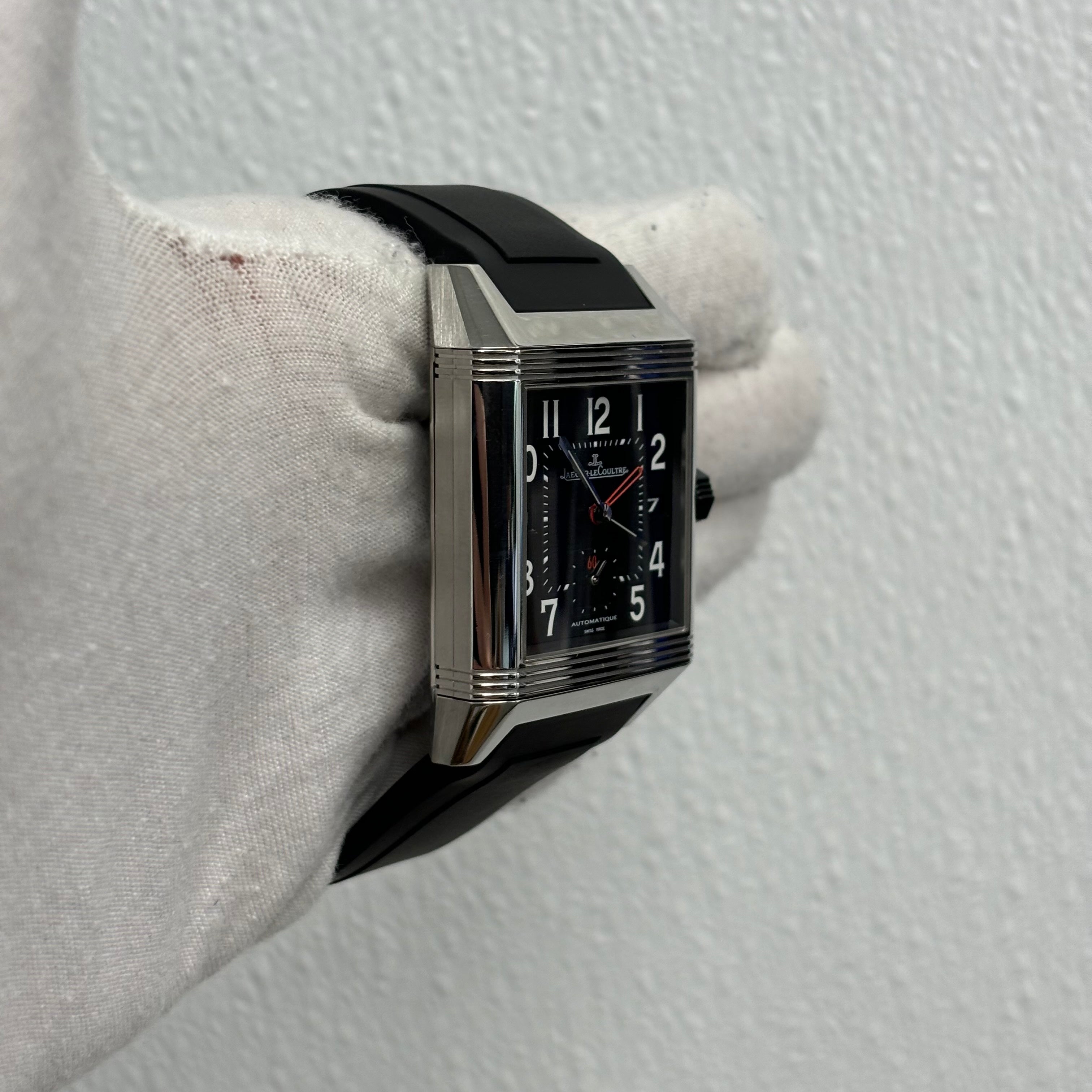 Jaeger-LeCoultre Reverso 35mm Black Dial Ref# 230.8.77 - Happy Jewelers Fine Jewelry Lifetime Warranty