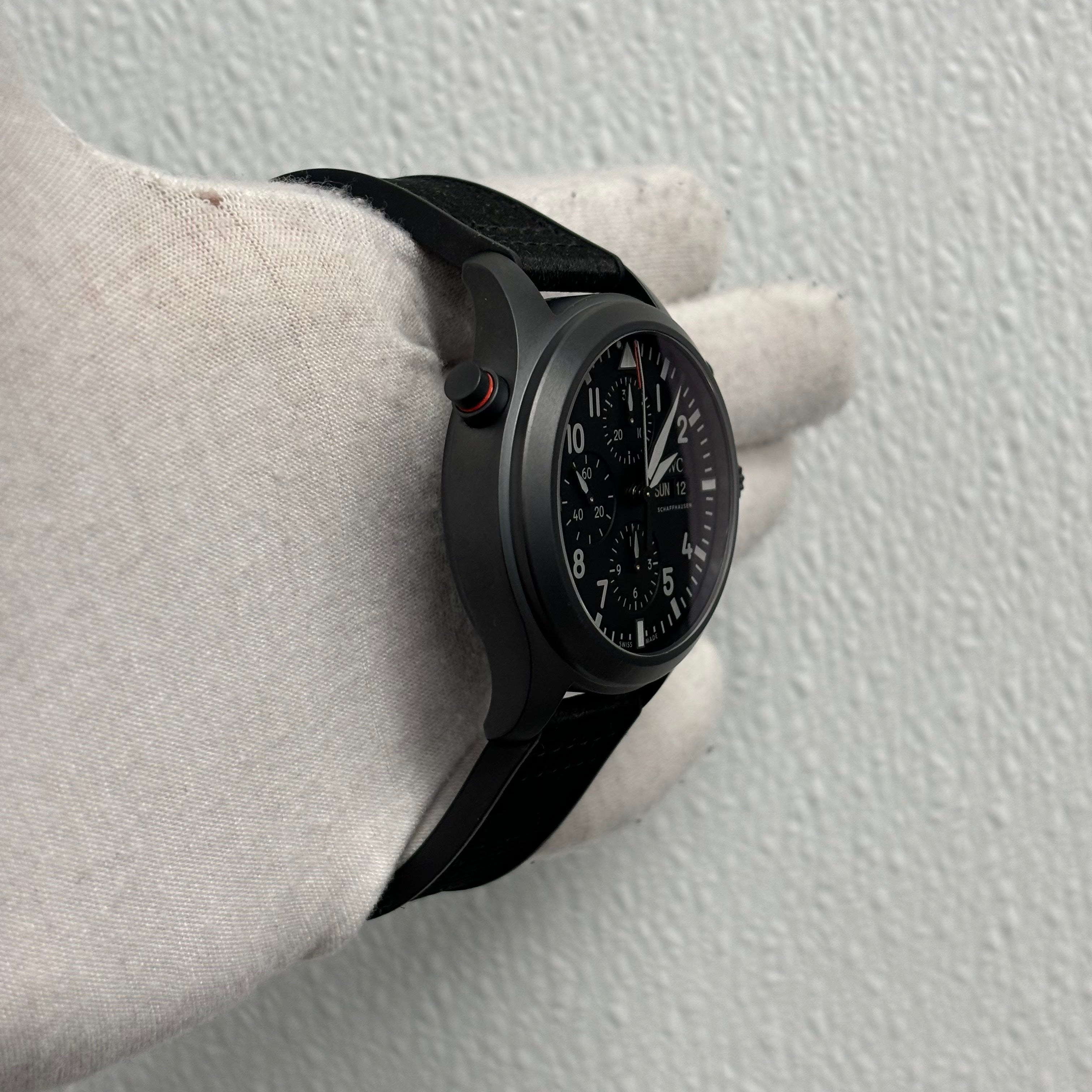 IWC Pilot 44mm Black Dial Watch Ref# IW371815 - Happy Jewelers Fine Jewelry Lifetime Warranty