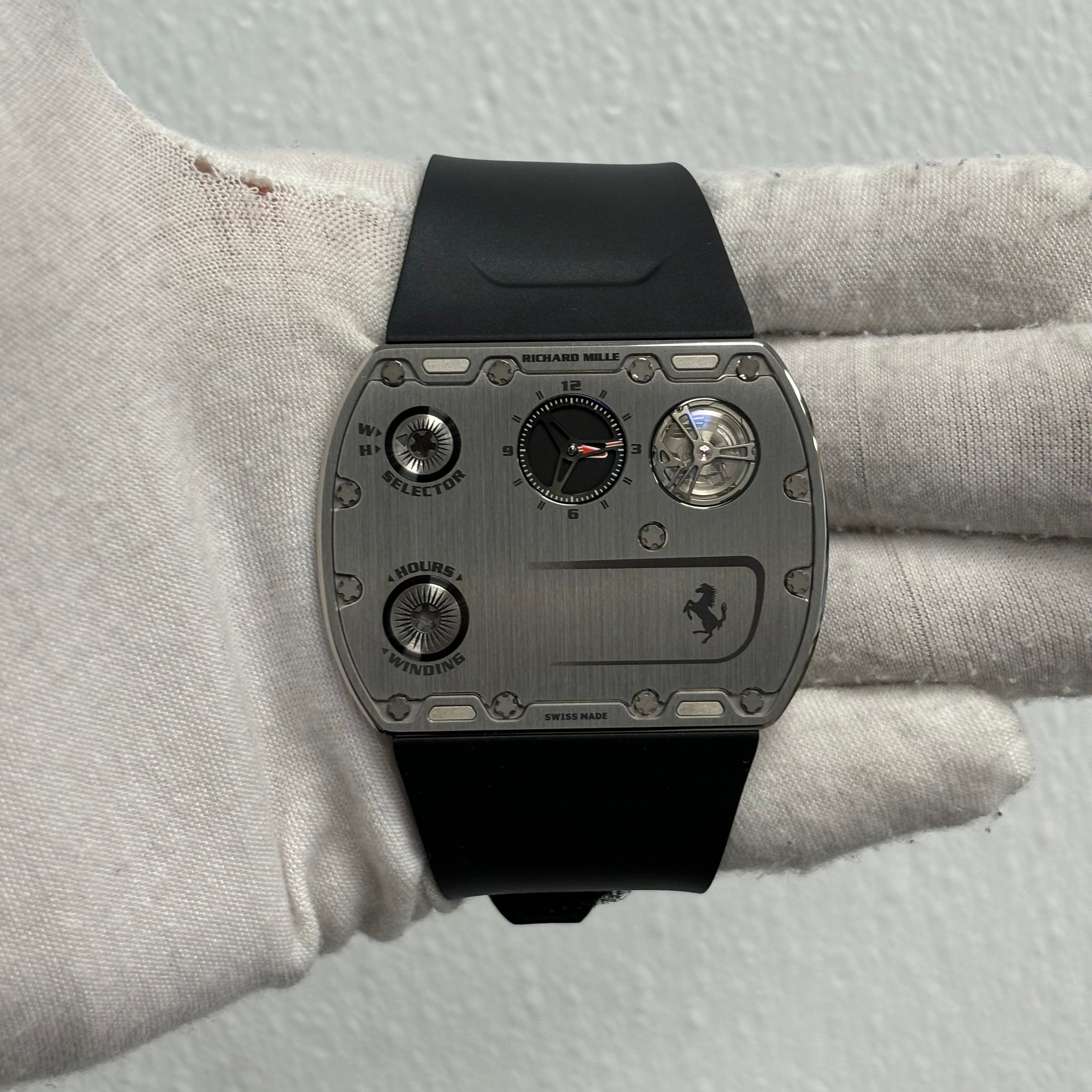 Richard Mille RMUP-01 51mm Black Dial Watch Ref# RMUP-01 - Happy Jewelers Fine Jewelry Lifetime Warranty