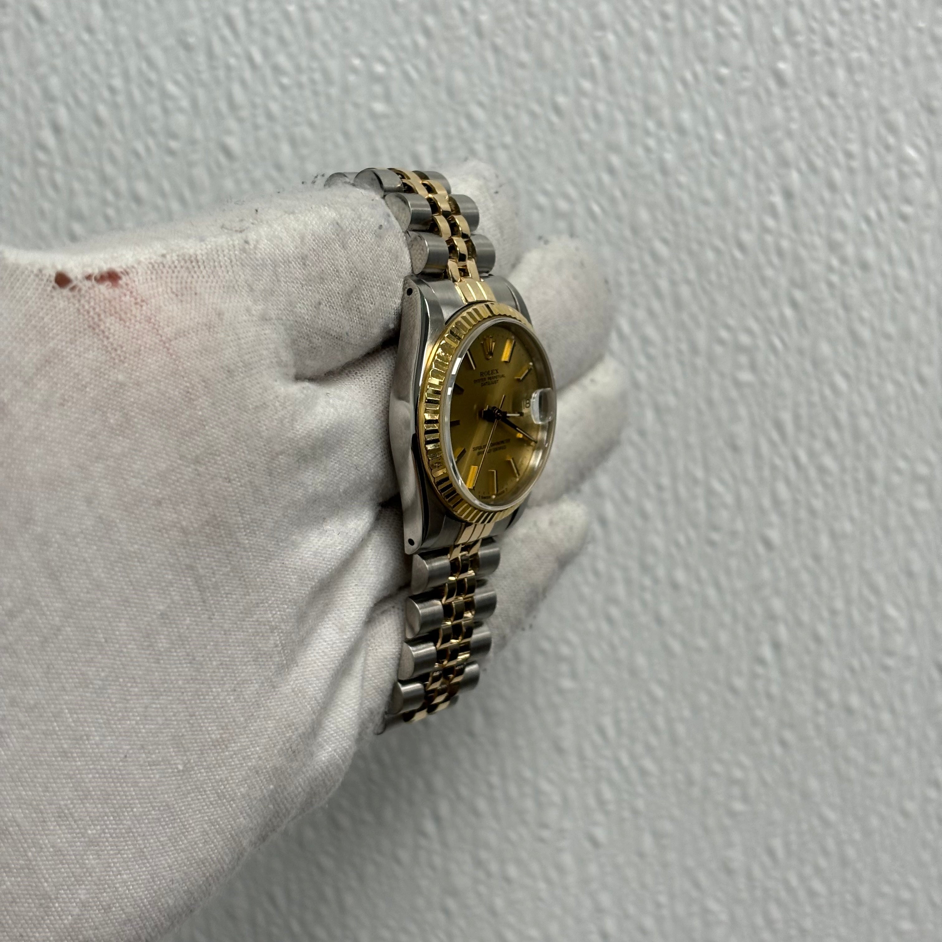 Rolex Datejust 31mm Champagne Dial Ref# 68273 - Happy Jewelers Fine Jewelry Lifetime Warranty