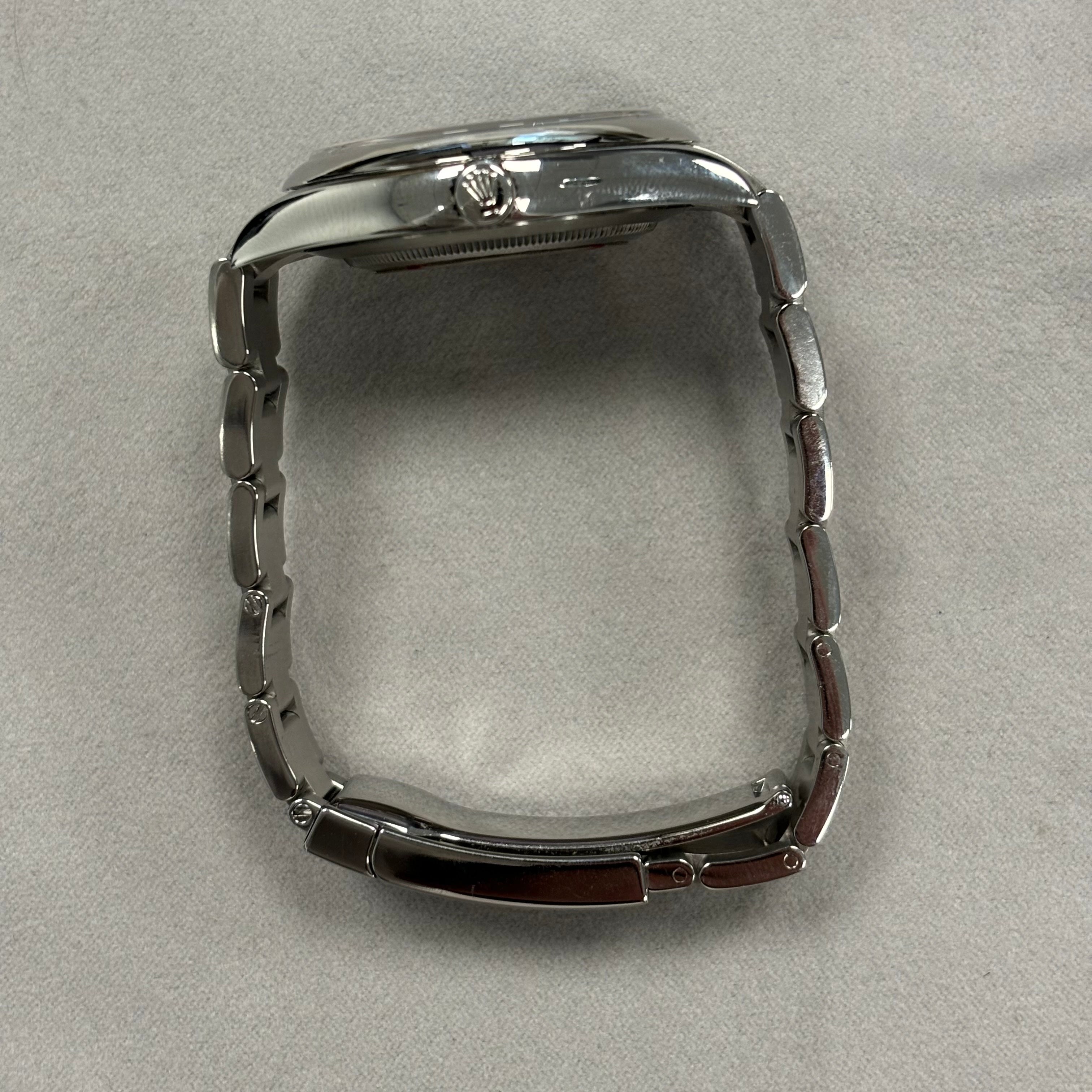 Rolex Oyster Perpetual 41mm Turquoise Stick Dial Watch Ref# 124300 - Happy Jewelers Fine Jewelry Lifetime Warranty