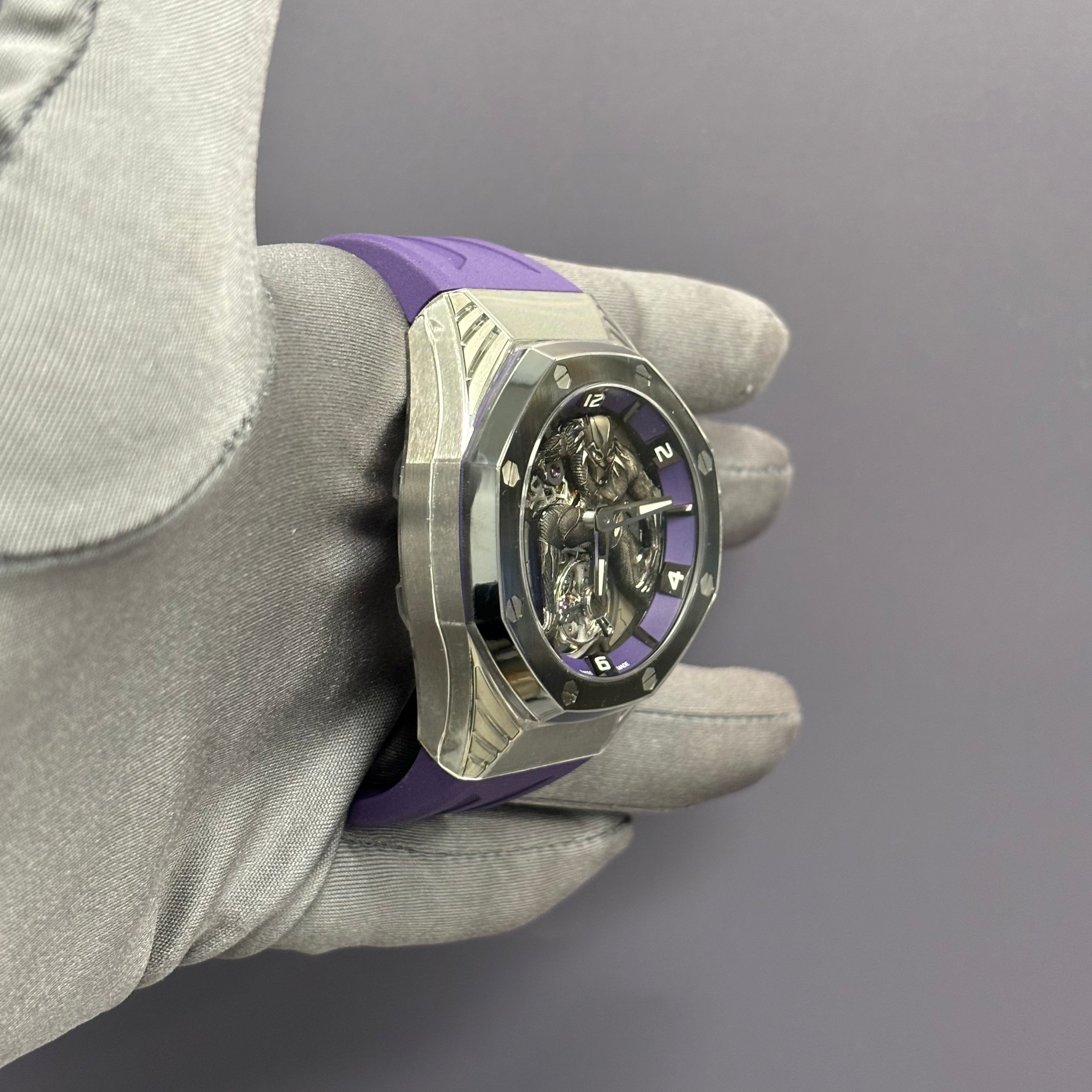 Audemars Piguet Royal Oak Openwork Dial Ref# 26620IO.OO.D077CA.01 - Happy Jewelers Fine Jewelry Lifetime Warranty