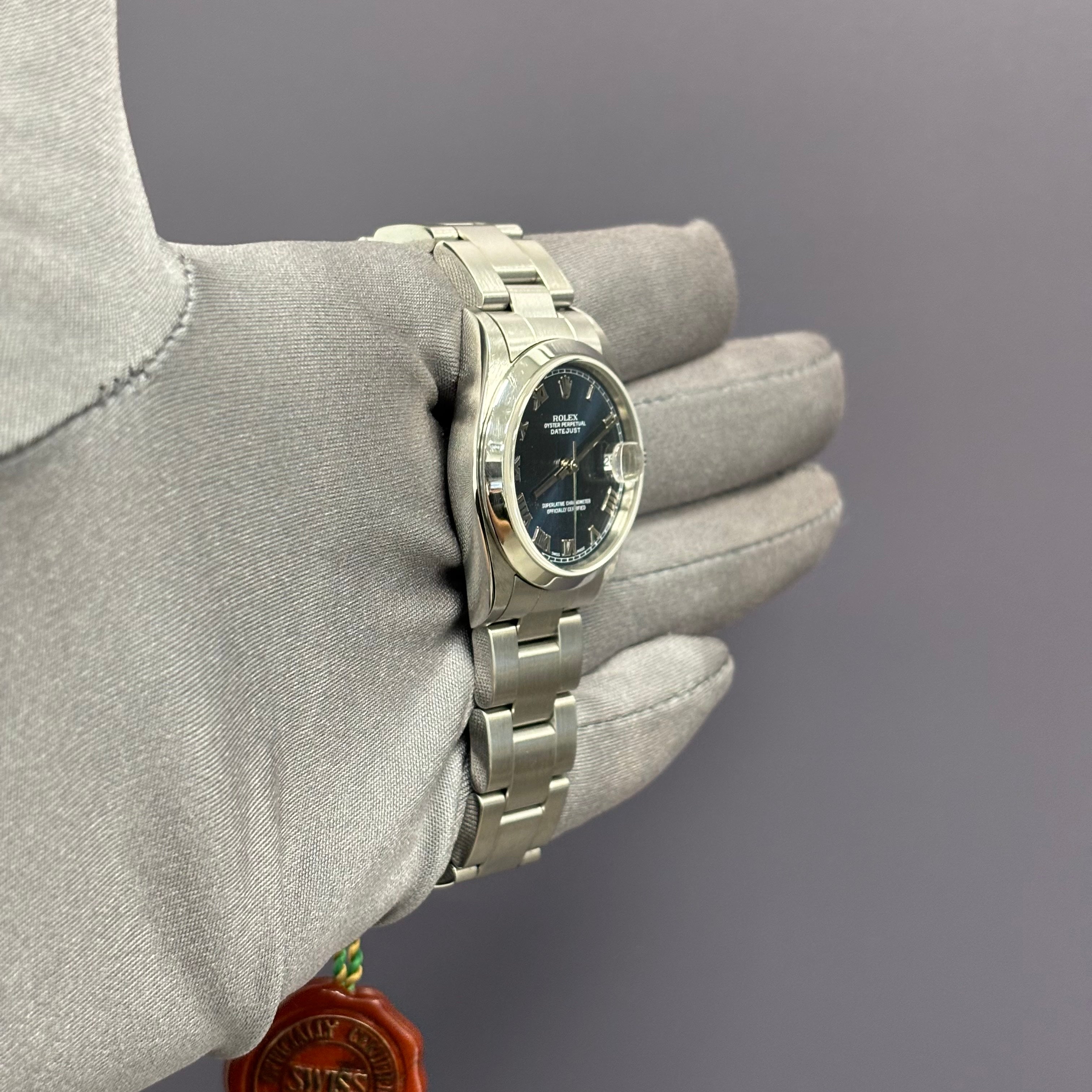 Rolex Datejust 31mm Blue Dial Watch Ref# 78240 - Happy Jewelers Fine Jewelry Lifetime Warranty