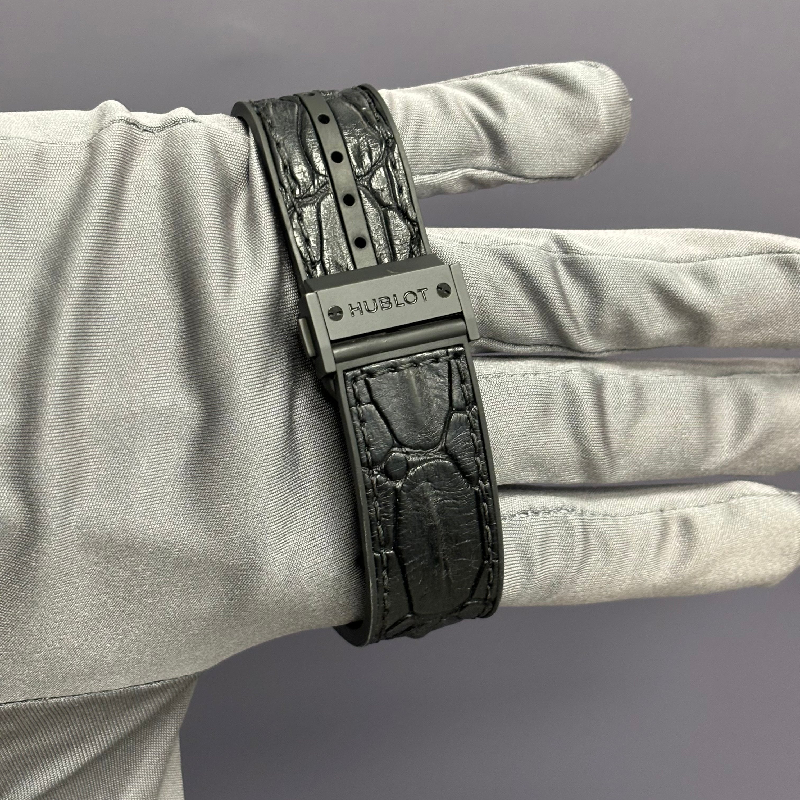 Hublot Big Bang 44mm Black Dial Watch Ref# 301.C1.1110.HR.LVB17 - Happy Jewelers Fine Jewelry Lifetime Warranty