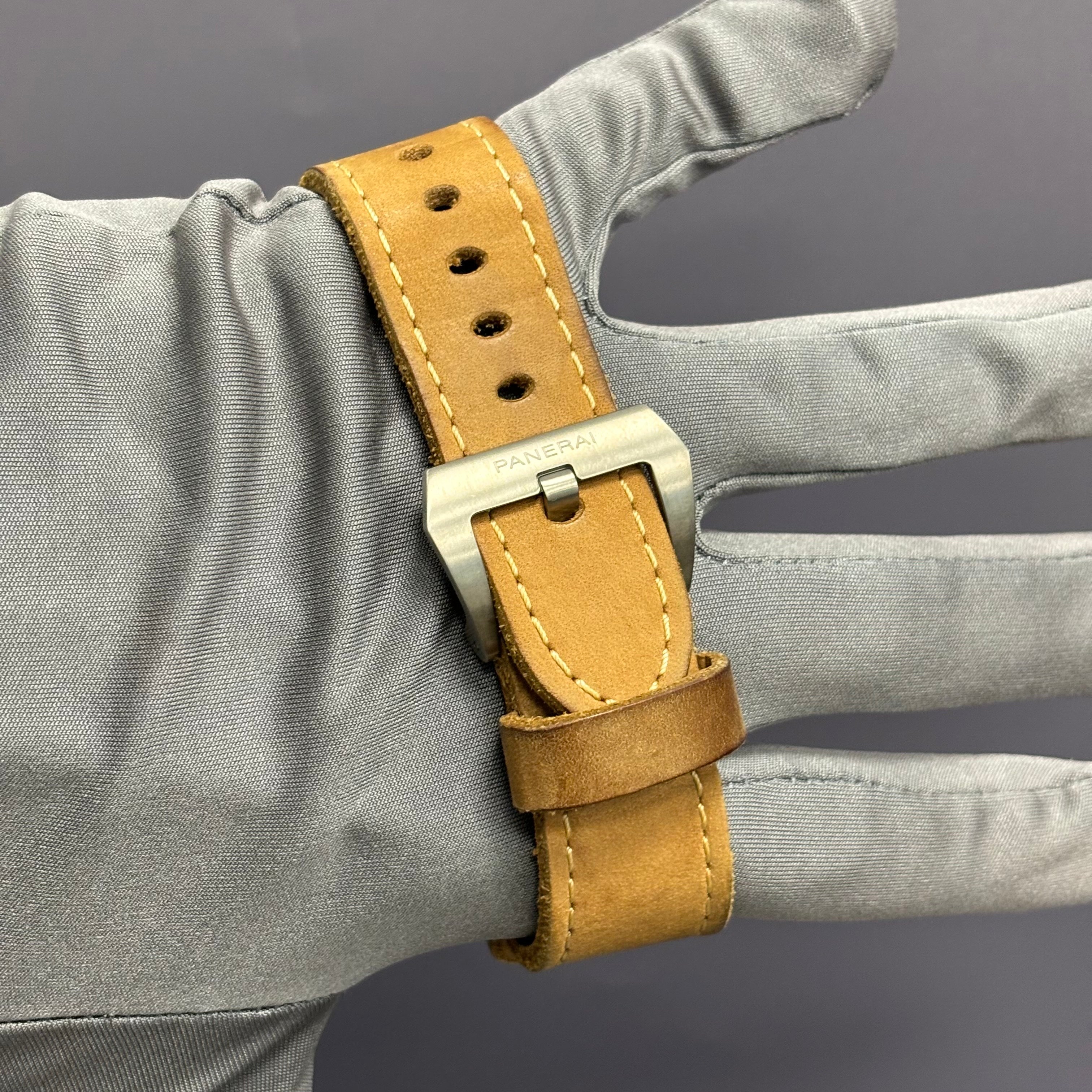 Panerai Luminor 44mm Black Dial Watch Ref# PAM00312 - Happy Jewelers Fine Jewelry Lifetime Warranty