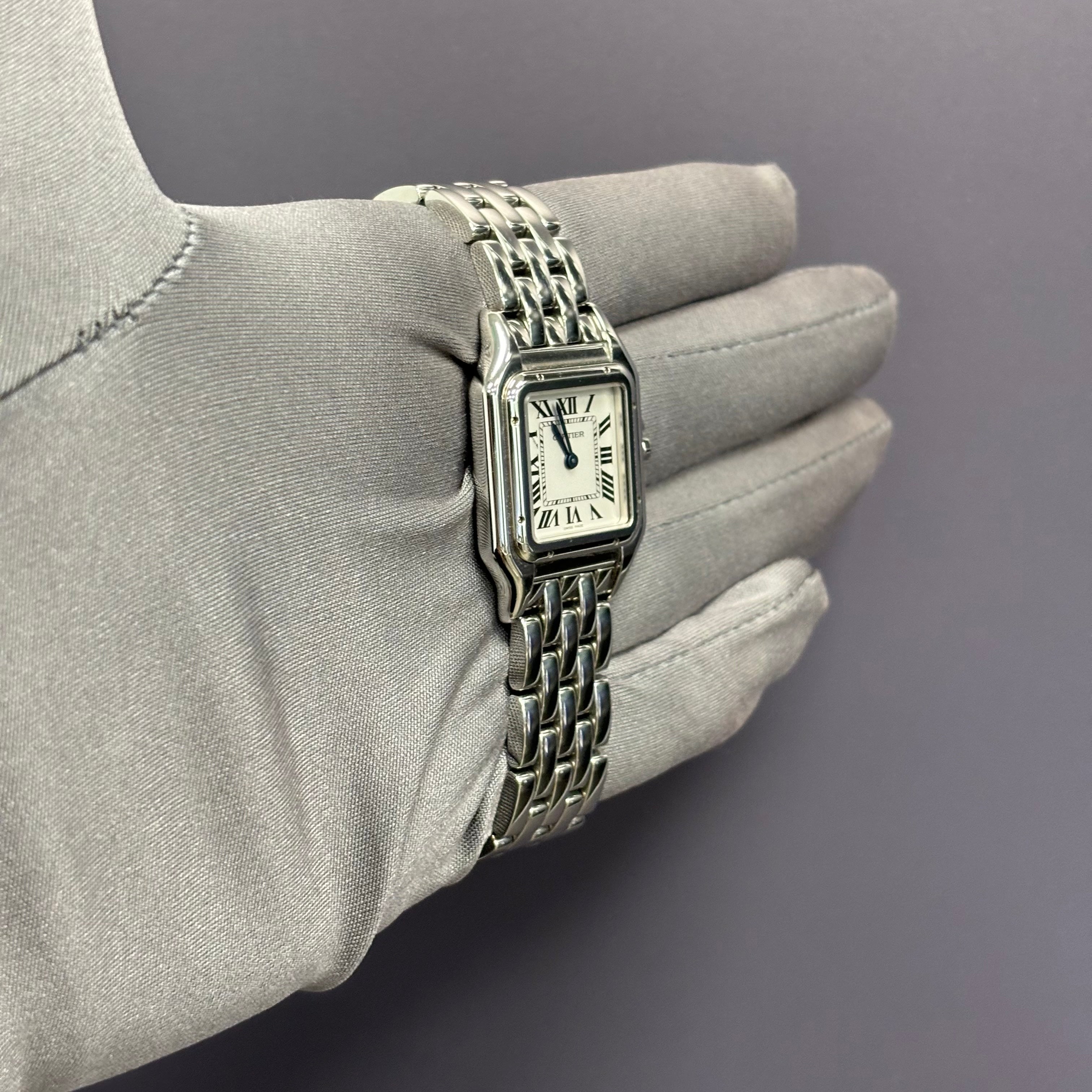 Cartier Panthere 27mm White Dial Ref# WSPN0007 - Happy Jewelers Fine Jewelry Lifetime Warranty