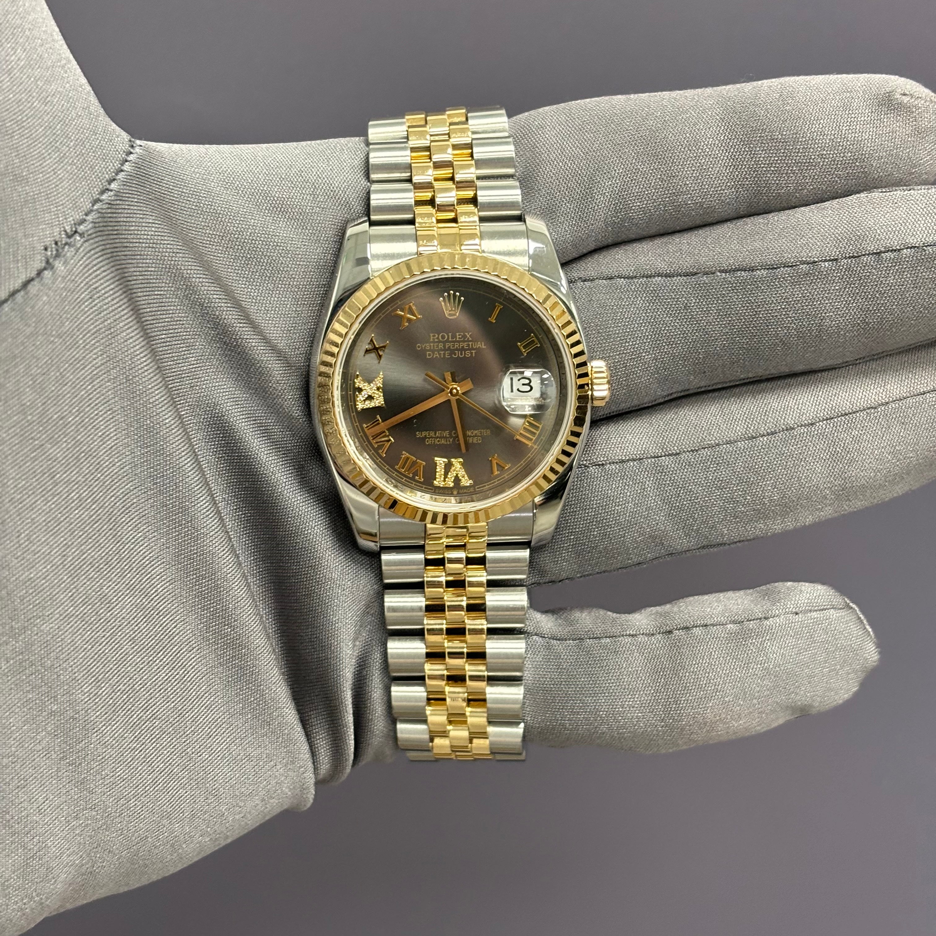 Rolex Datejust 36mm Rhodium Dial Watch Ref# 116233 - Happy Jewelers Fine Jewelry Lifetime Warranty