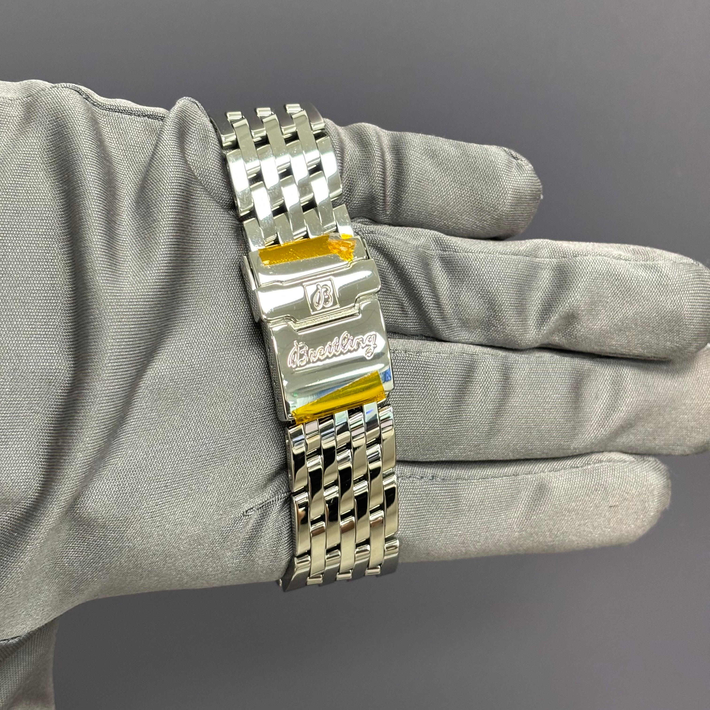 Breitling Chrono-Matic 44mm White Dial Watch Ref# A41360 - Happy Jewelers Fine Jewelry Lifetime Warranty