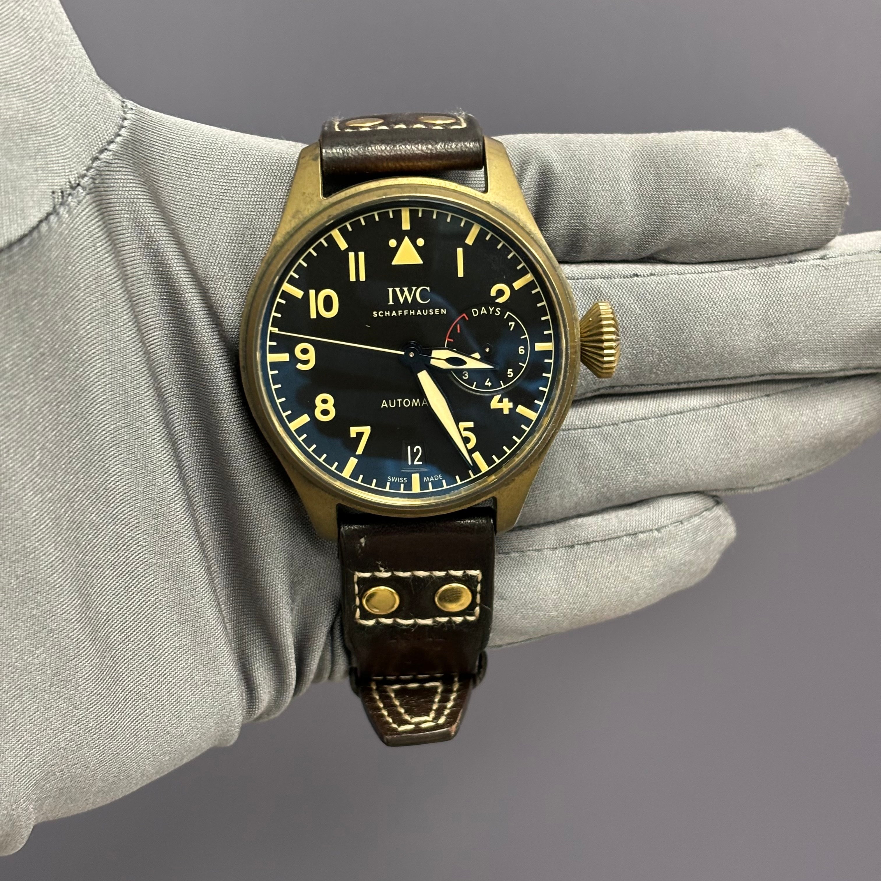 IWC Big Pilot 46.2mm Black Dial Watch Ref# IW501005 - Happy Jewelers Fine Jewelry Lifetime Warranty