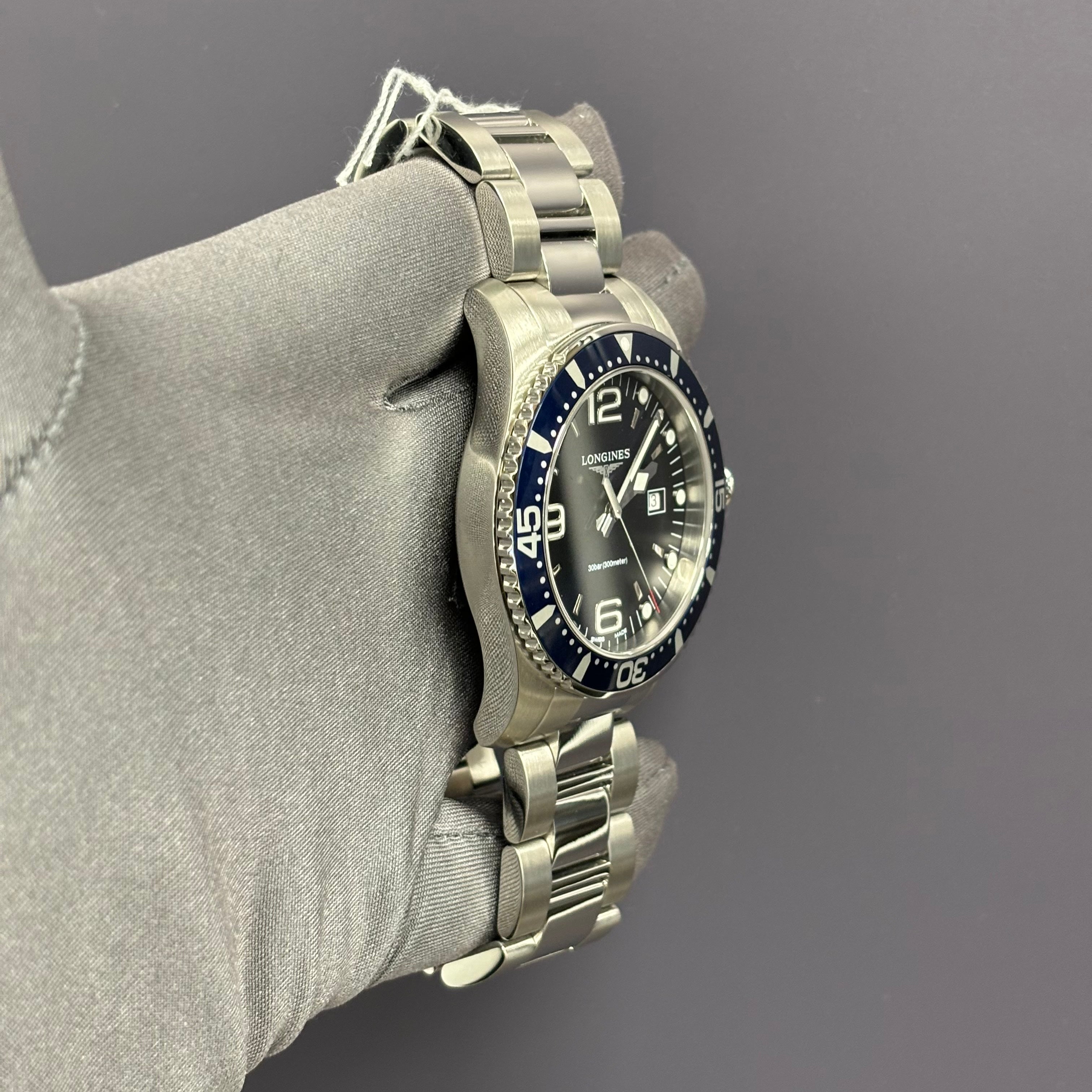 Longines HydroConquest 44mm Blue Dial Watch Ref# L3.840.4 - Happy Jewelers Fine Jewelry Lifetime Warranty