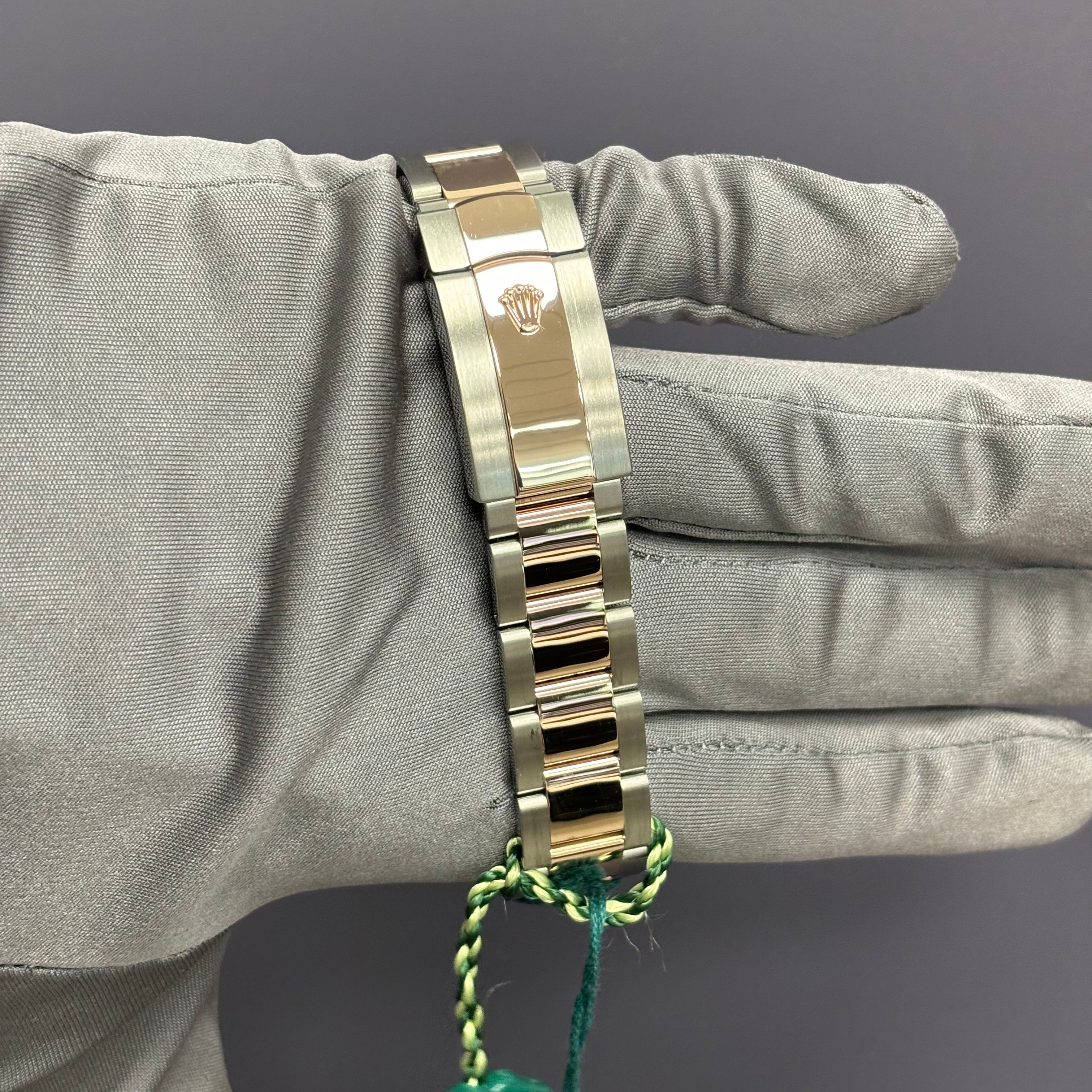 Rolex Datejust Two-Tone Stainless Steel & Rose Gold 36mm Chocolate Stick Dial Watch Reference# 126231 - Happy Jewelers Fine Jewelry Lifetime Warranty