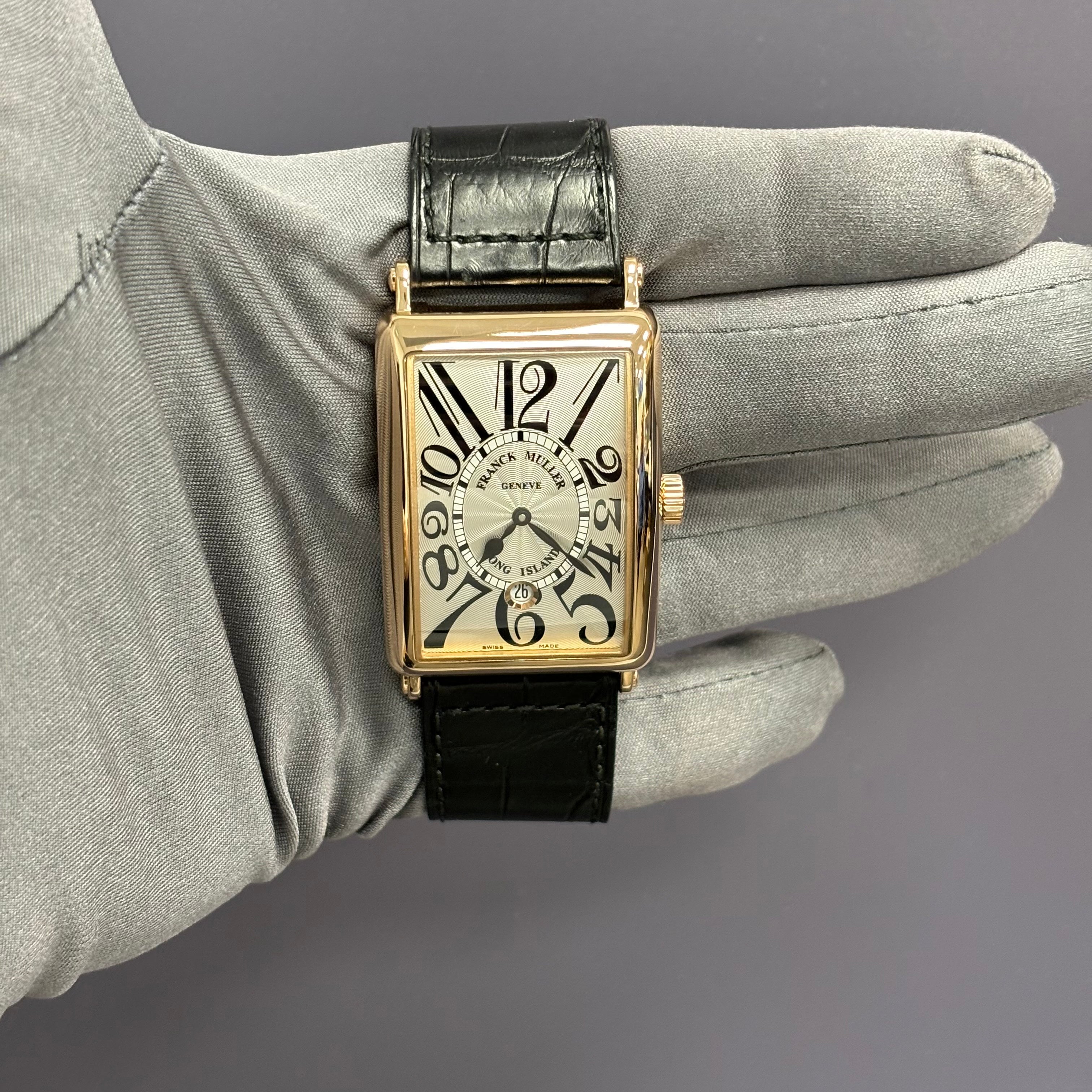 Franck Muller Long Island 40 x 32mm White Dial Watch Ref# 1150 SC DT 5N - Happy Jewelers Fine Jewelry Lifetime Warranty