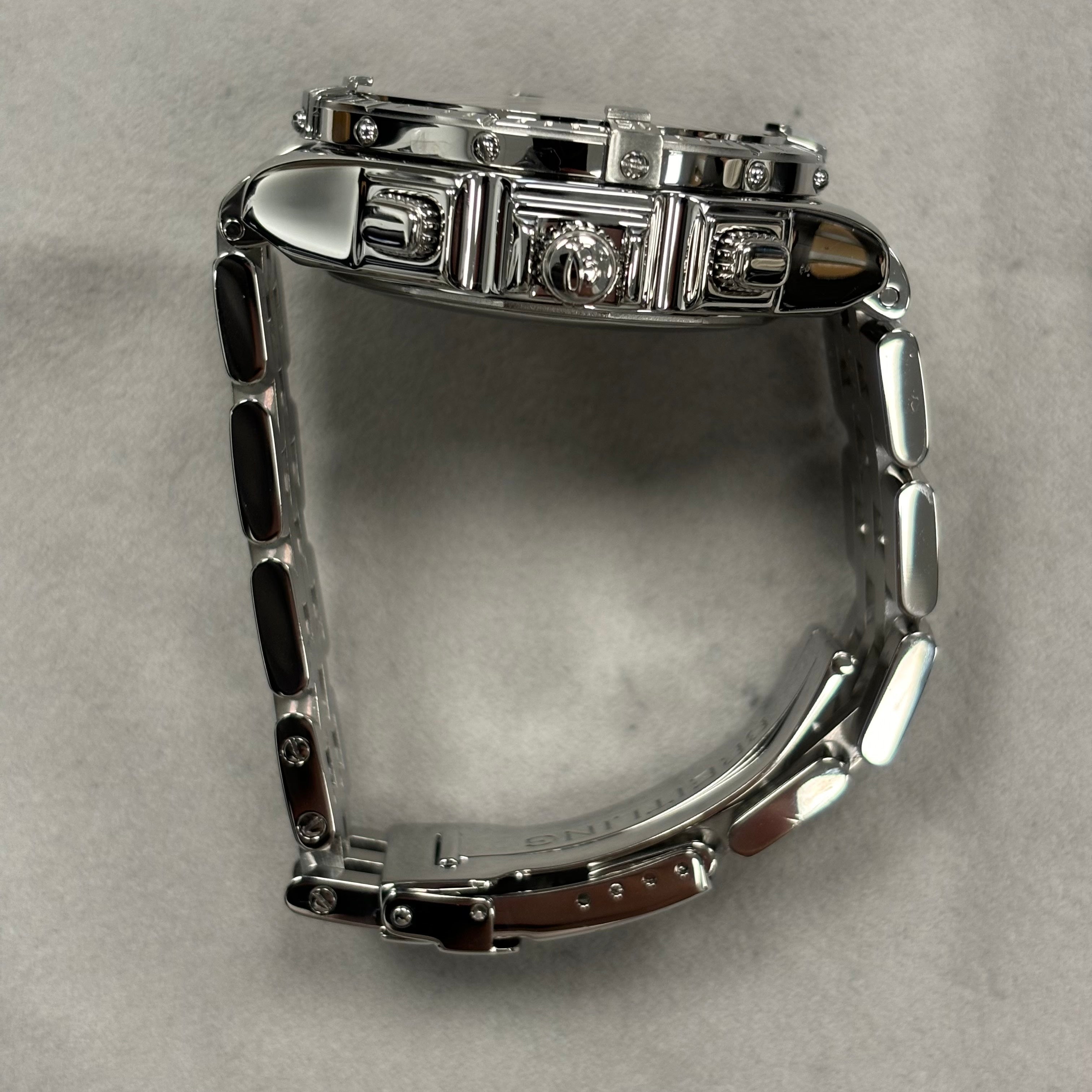 Breitling Crosswind 44mm Black Dial Watch Ref# A44355 - Happy Jewelers Fine Jewelry Lifetime Warranty