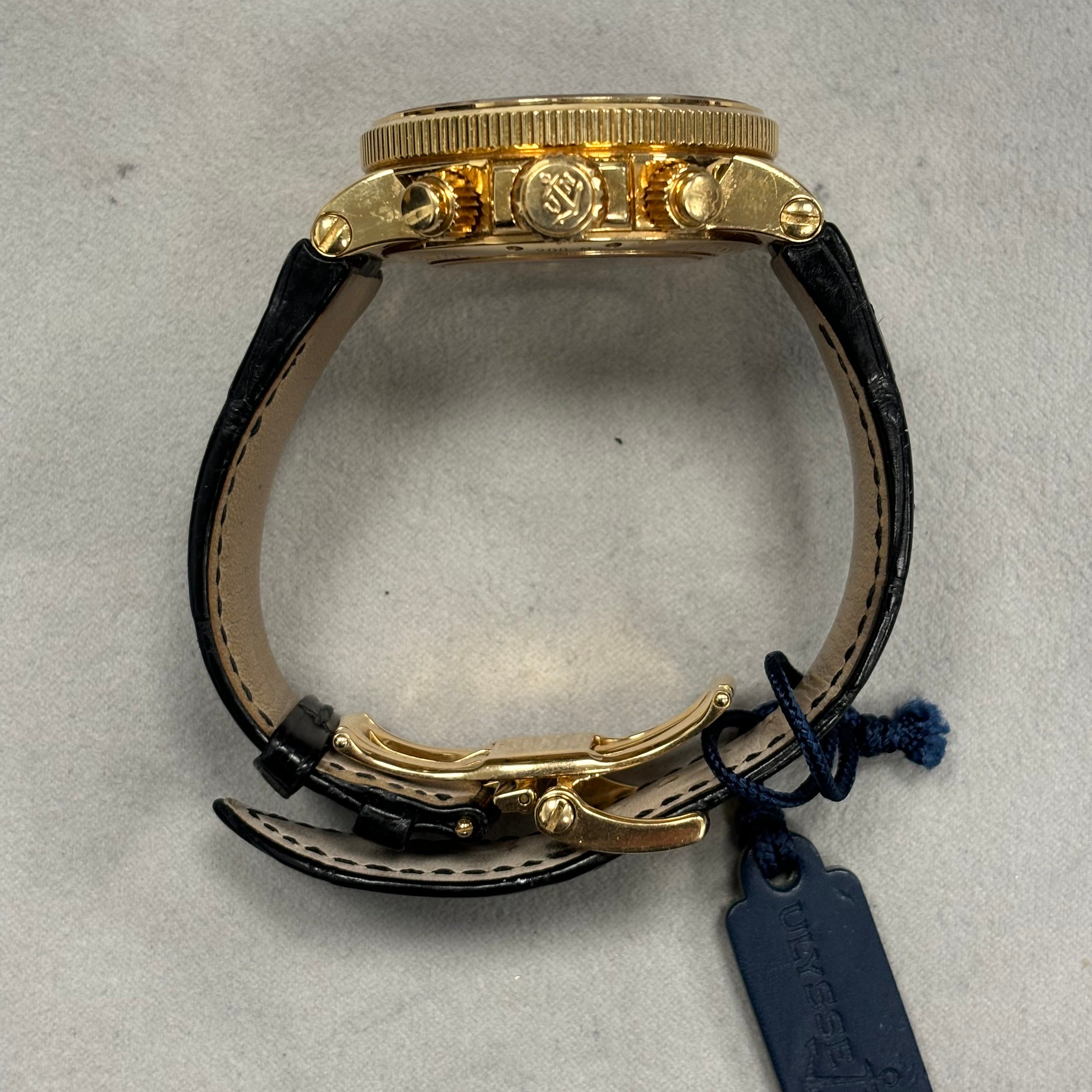 Ulysse Nardin Maxi 41mm Grey Dial Ref# 356-66 - Happy Jewelers Fine Jewelry Lifetime Warranty