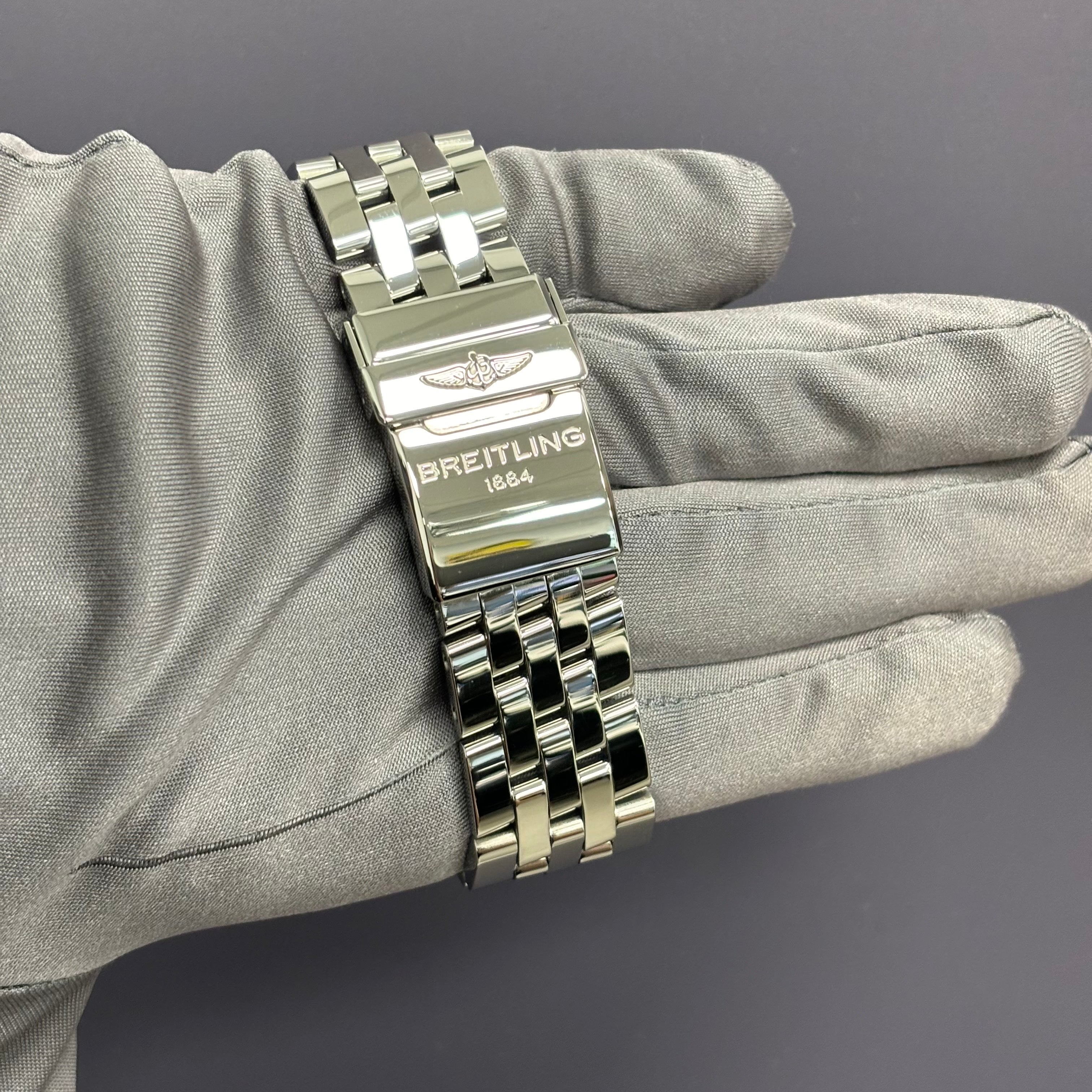 Breitling galactic 44mm Black Dial Watch Ref# WB3510 - Happy Jewelers Fine Jewelry Lifetime Warranty