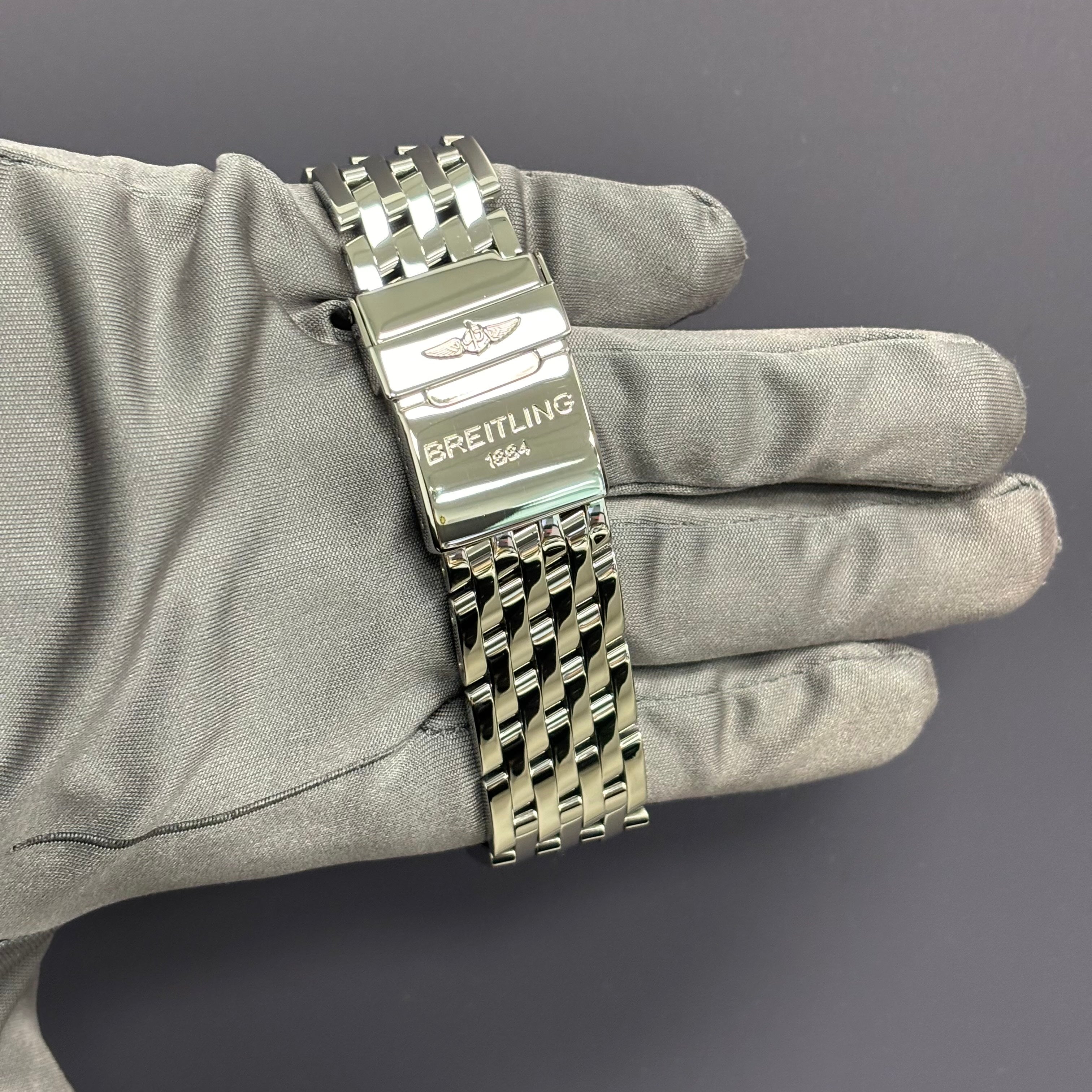 Breitling Navitimer 46mm White Dial Watch Ref# A24322 - Happy Jewelers Fine Jewelry Lifetime Warranty