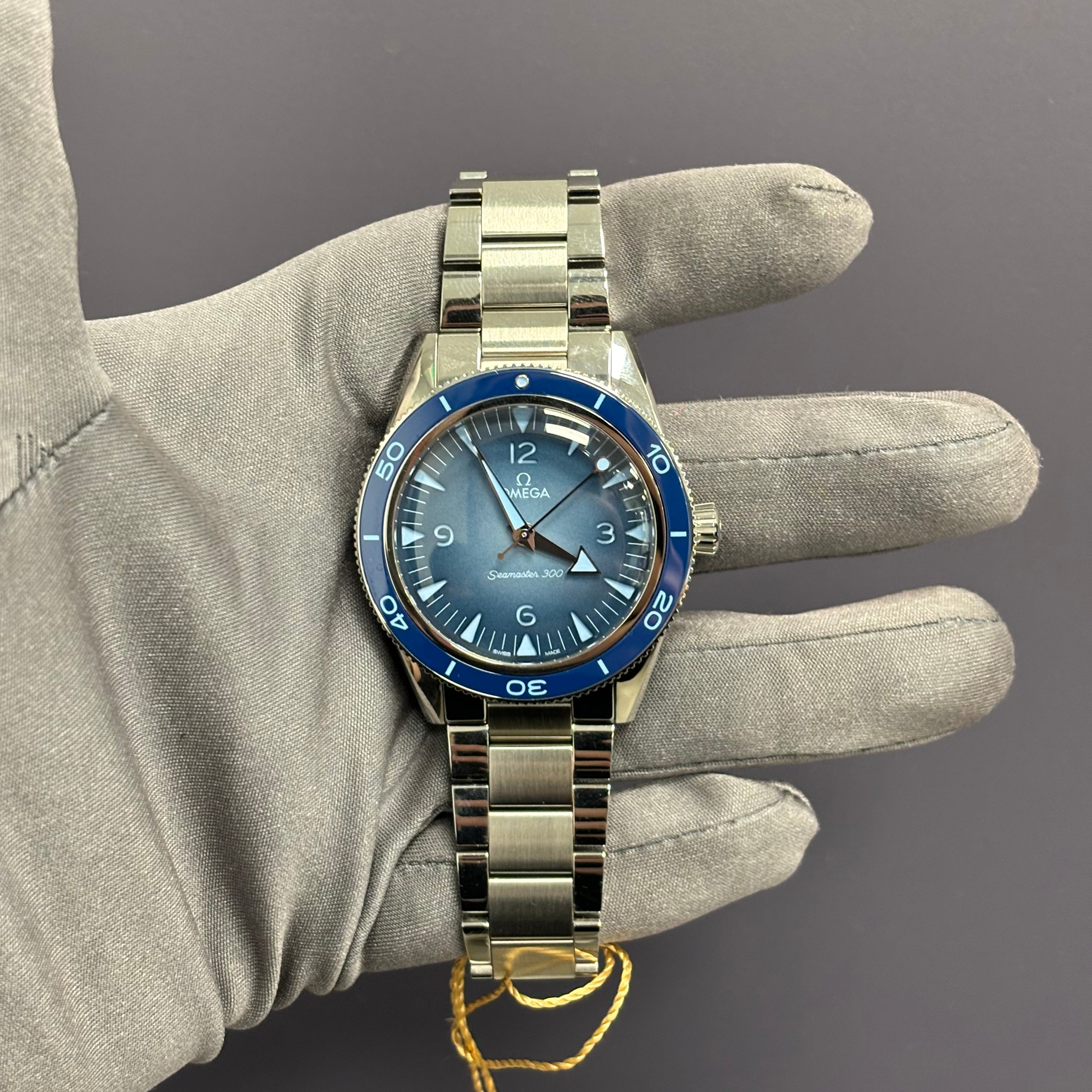 Omega Seamaster 41mm Blue Dial Watch Ref# 234.30.41.21.03.002 - Happy Jewelers Fine Jewelry Lifetime Warranty