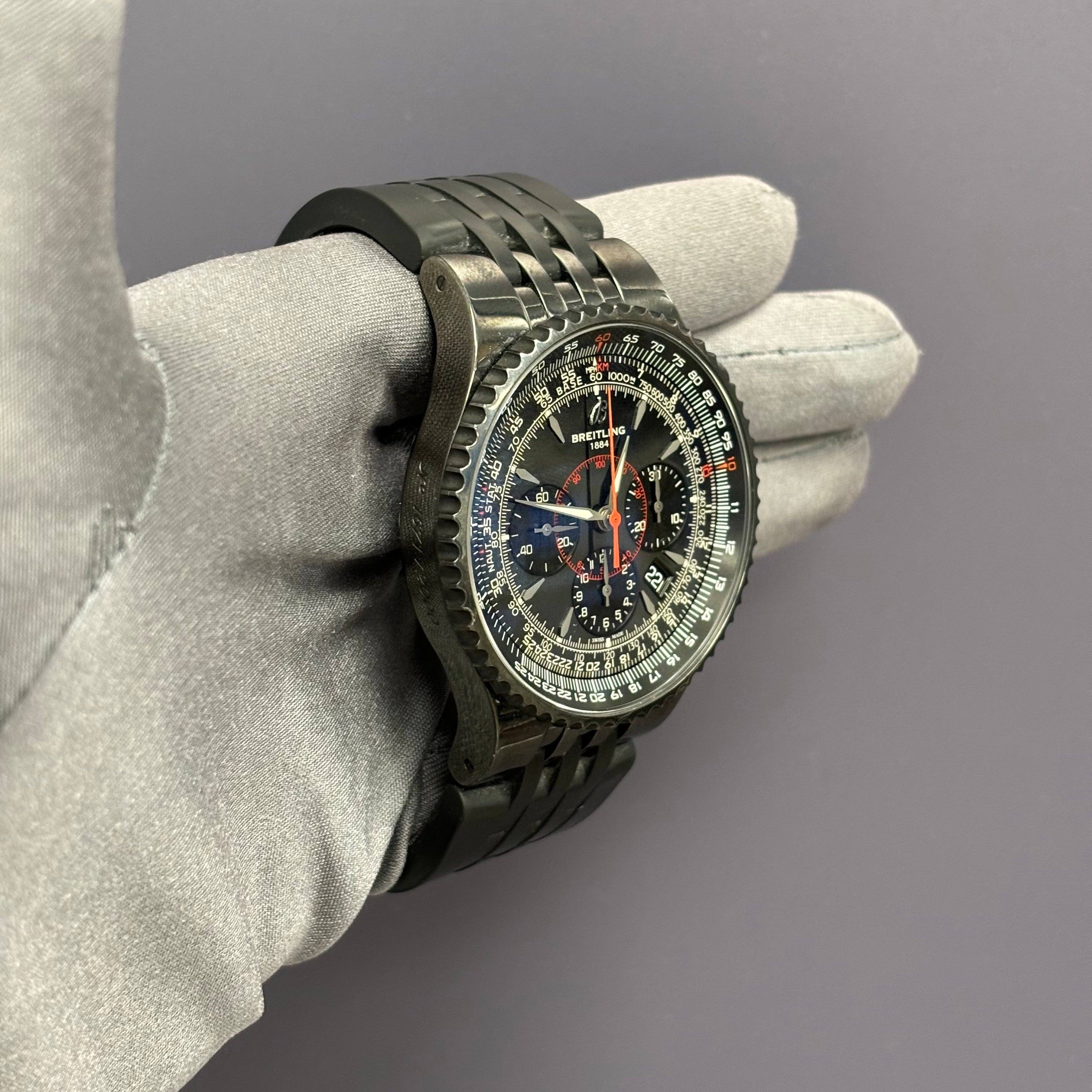 Breitling Navitimer 46mm Black Dial Ref# MB0128AN - Happy Jewelers Fine Jewelry Lifetime Warranty