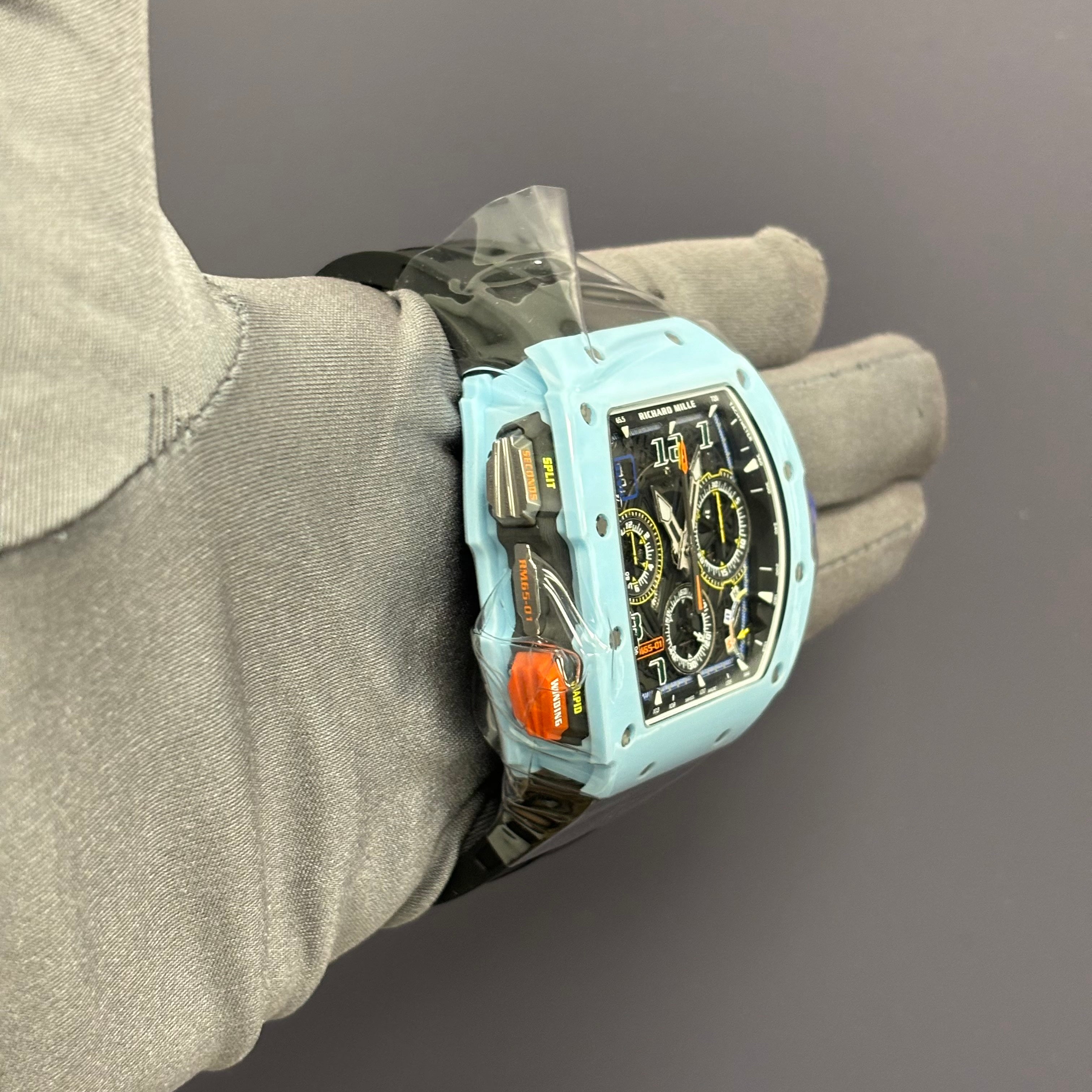 Richard Mille RM65-01 40mm Openwork Dial Watch Ref# RM65-01 - Happy Jewelers Fine Jewelry Lifetime Warranty