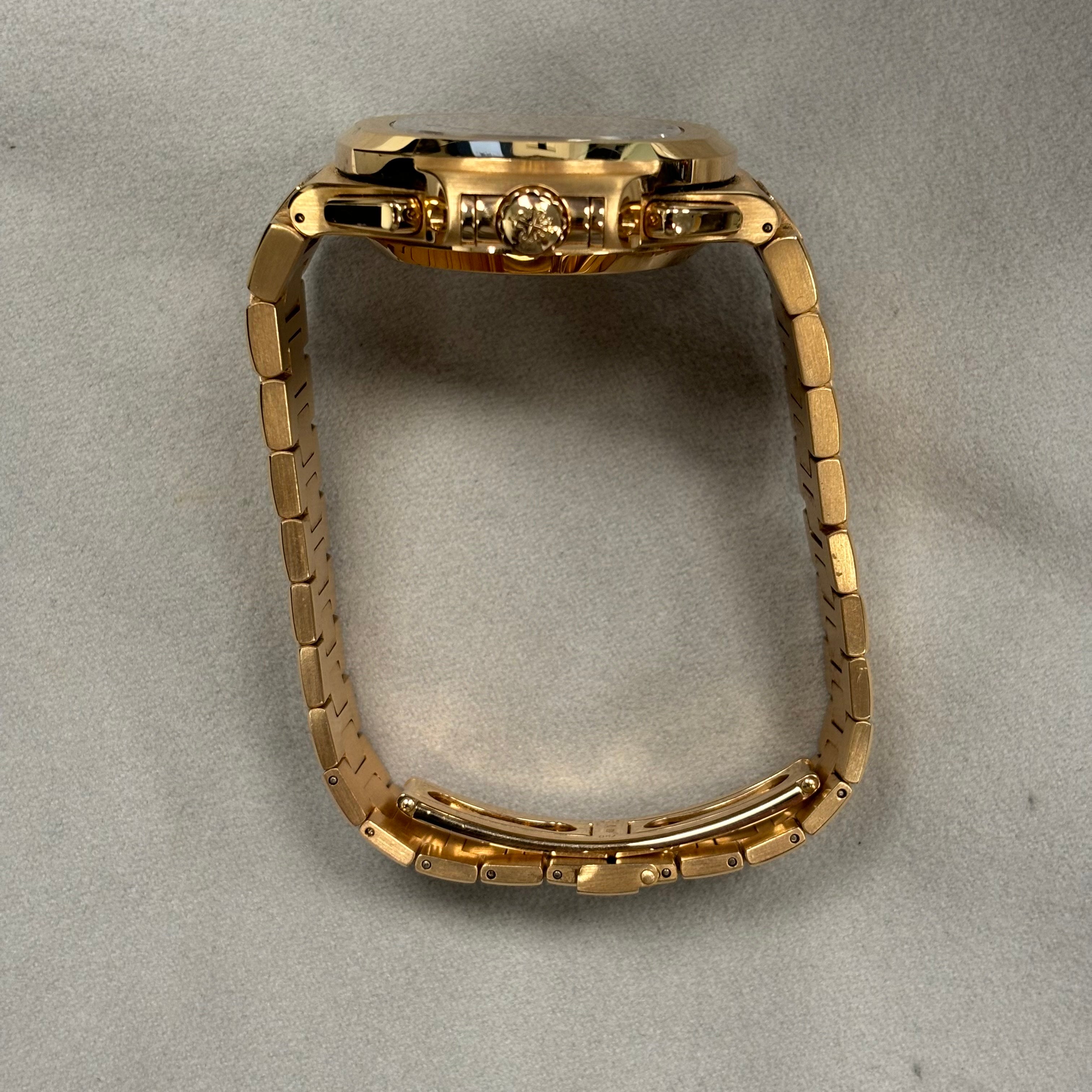 Patek Philippe Nautilus 40.5mm Grey Dial Watch Ref# 5980R-010 - Happy Jewelers Fine Jewelry Lifetime Warranty