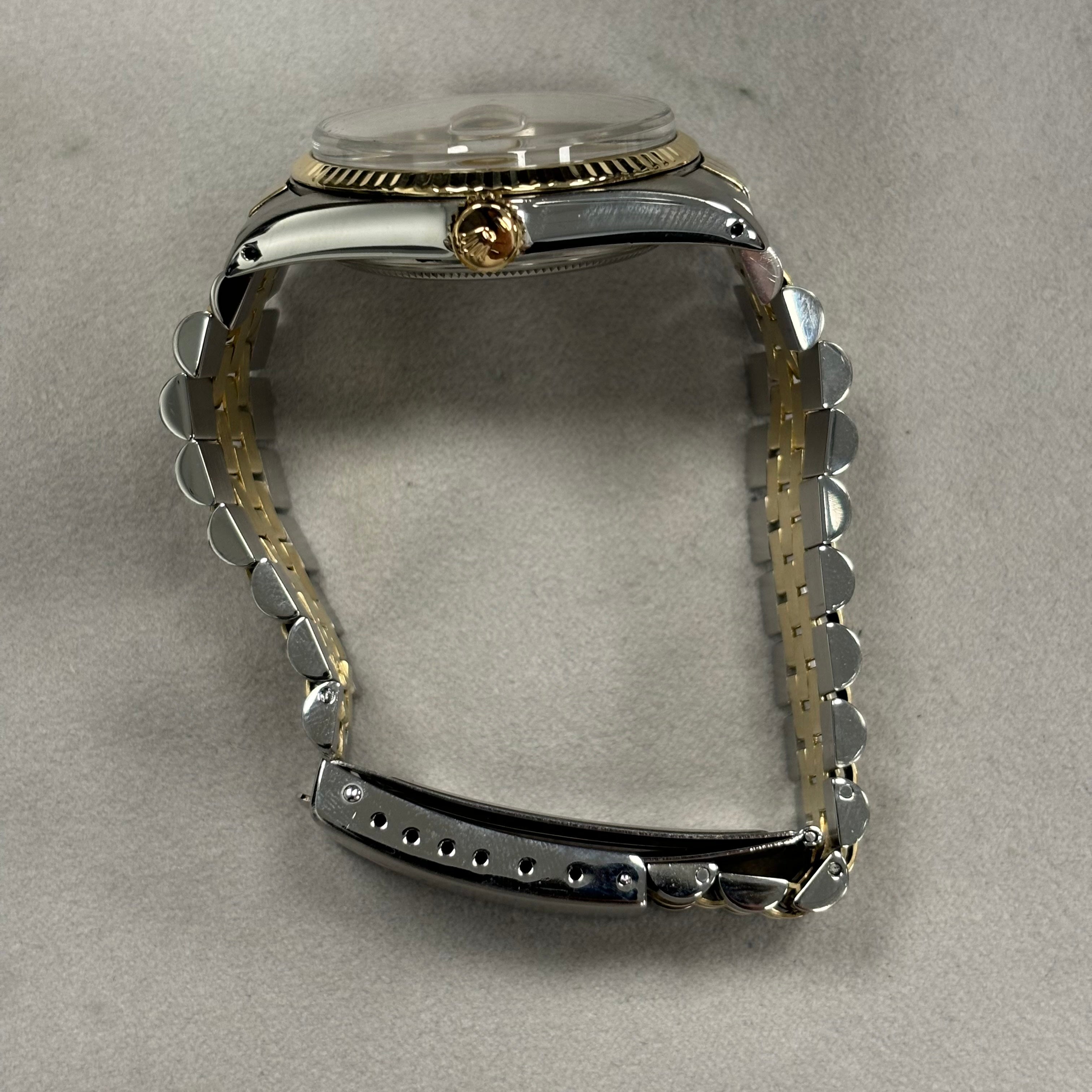 Rolex Datejust 36mm Champagne Dial Watch Ref# 16253 - Happy Jewelers Fine Jewelry Lifetime Warranty