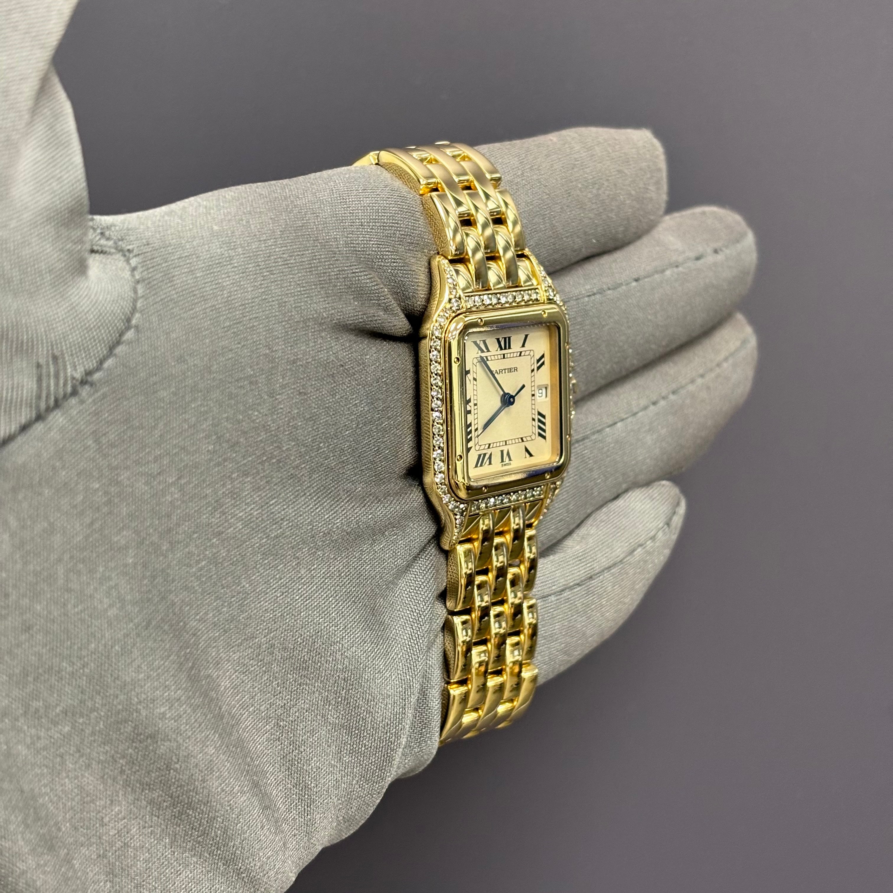 Cartier Panthere 27.5mm Ivory Dial Watch Ref# 88271147 - Happy Jewelers Fine Jewelry Lifetime Warranty