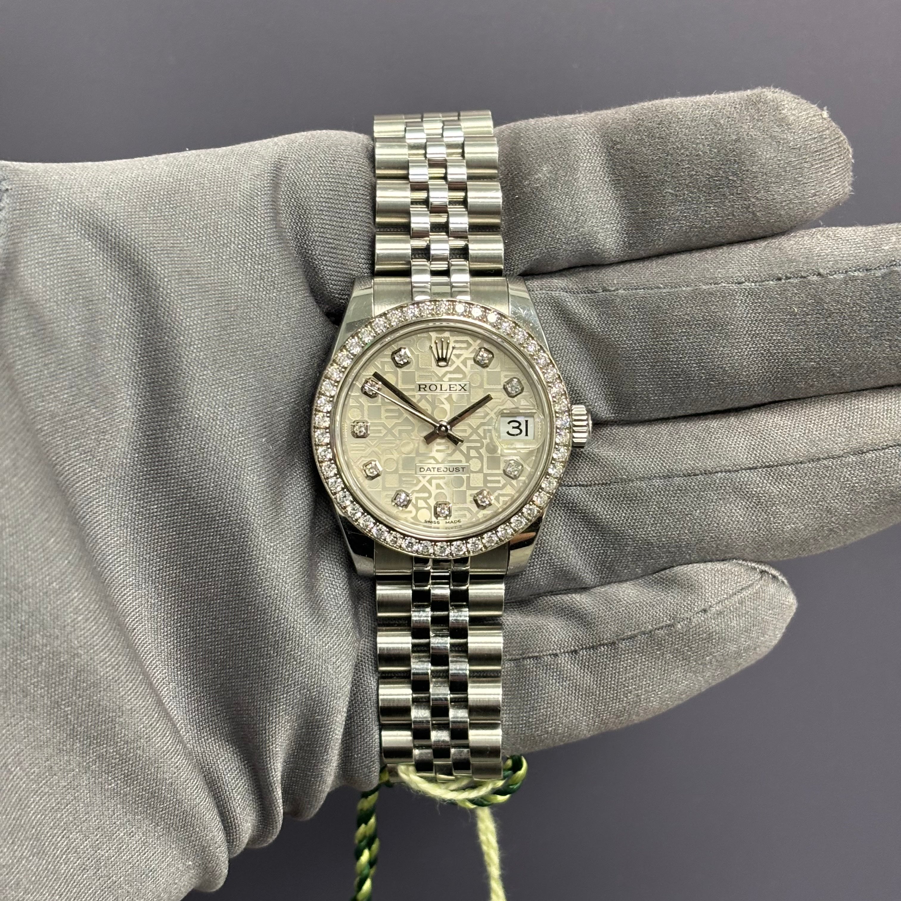 Rolex Datejust 31mm Silver Dial Watch Ref# 178384 - Happy Jewelers Fine Jewelry Lifetime Warranty