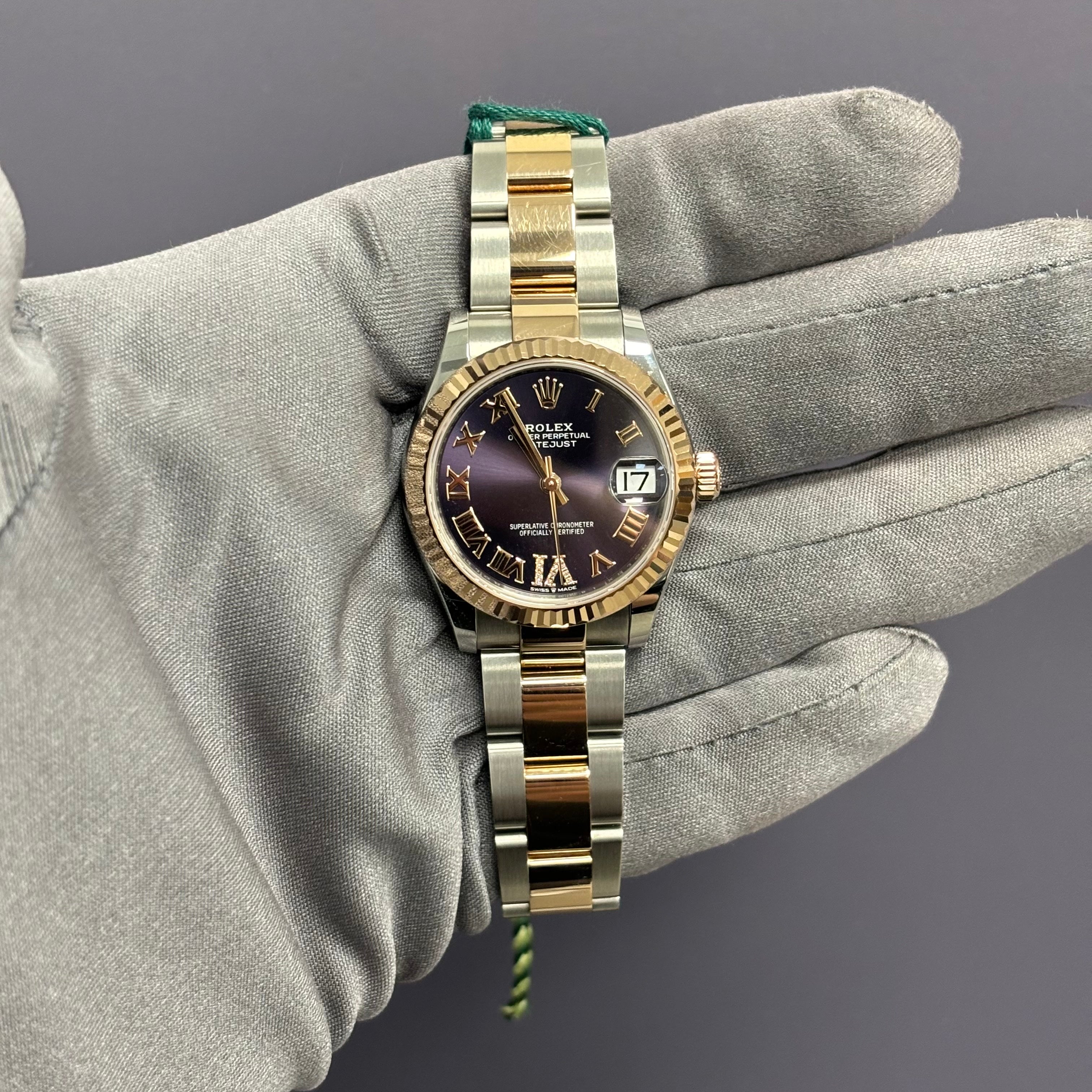 Rolex Datejust 31mm Purple Dial Watch Ref# 278271 - Happy Jewelers Fine Jewelry Lifetime Warranty