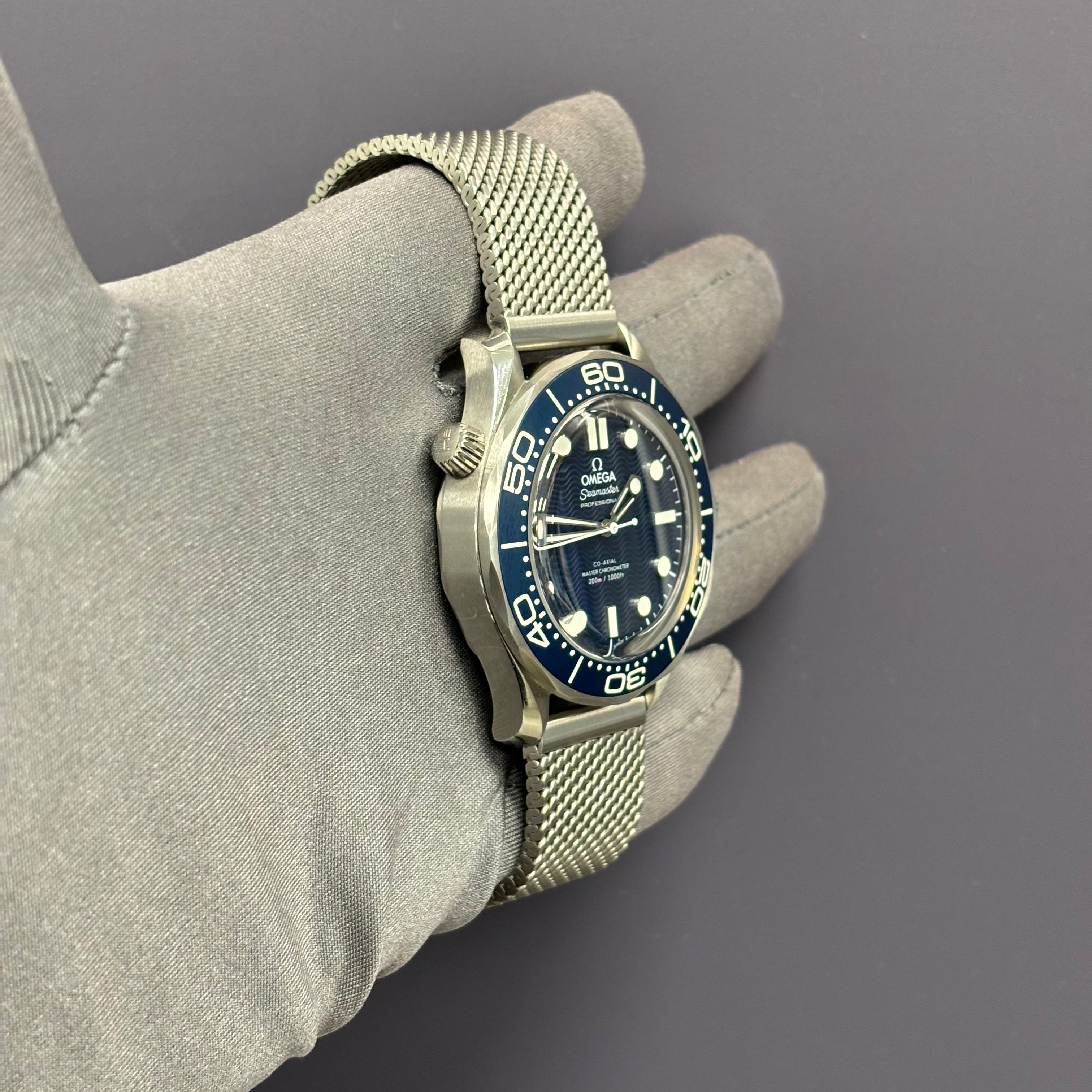 Omega Seamaster 42mm Blue Dial Ref# 210.30.42.20.03.002 - Happy Jewelers Fine Jewelry Lifetime Warranty