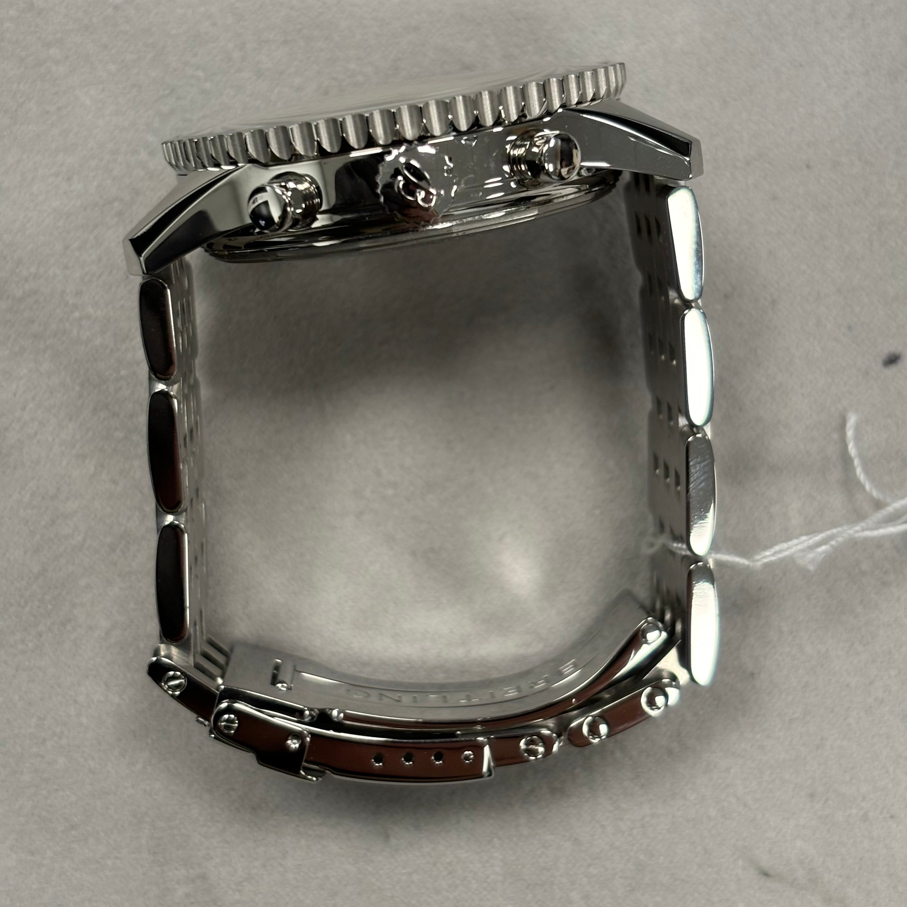 Breitling Montbrillant 43mm Brown/Silver Dial Watch Ref# A21330 - Happy Jewelers Fine Jewelry Lifetime Warranty