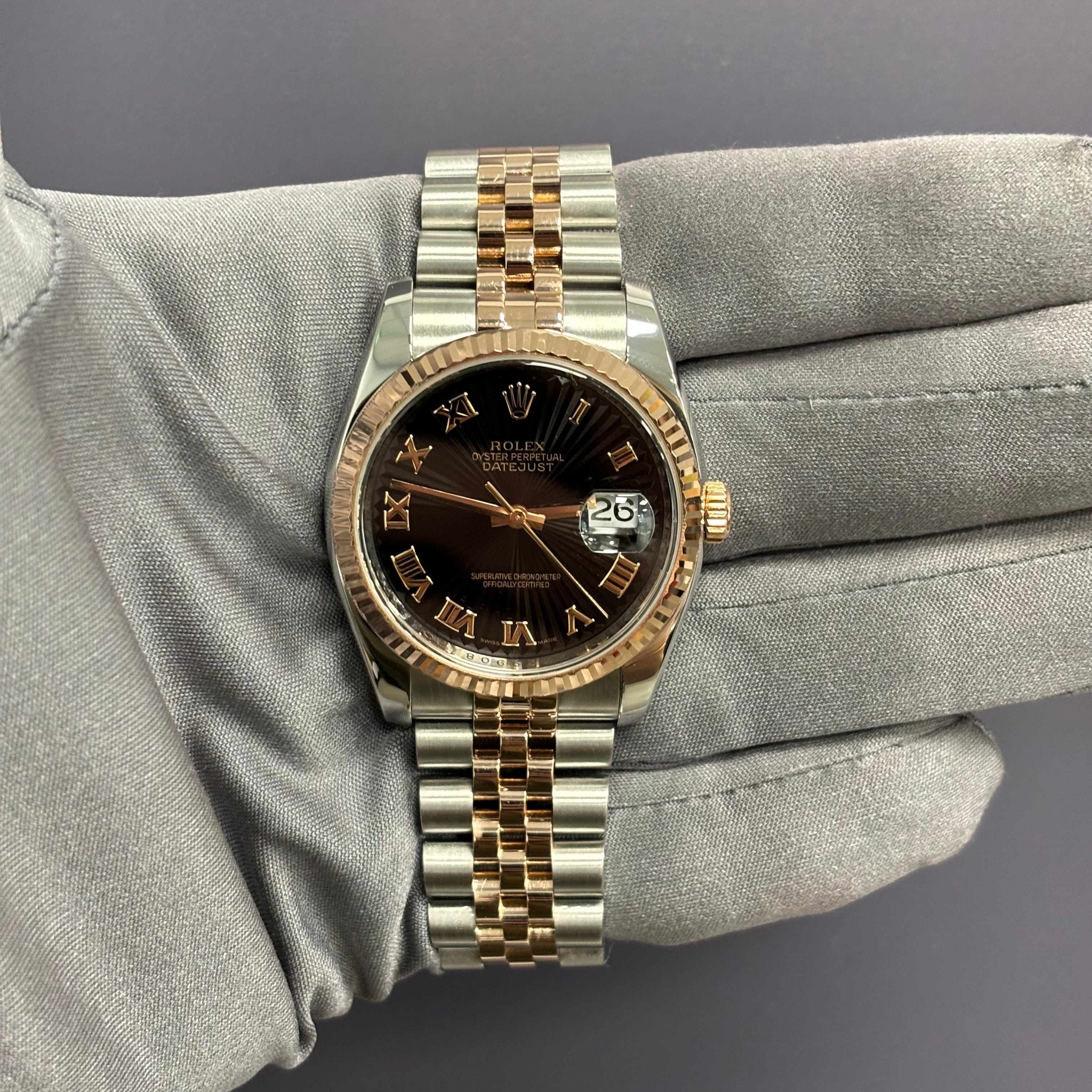 Rolex Datejust 36mm Black Dial Watch Ref# 116231 - Happy Jewelers Fine Jewelry Lifetime Warranty