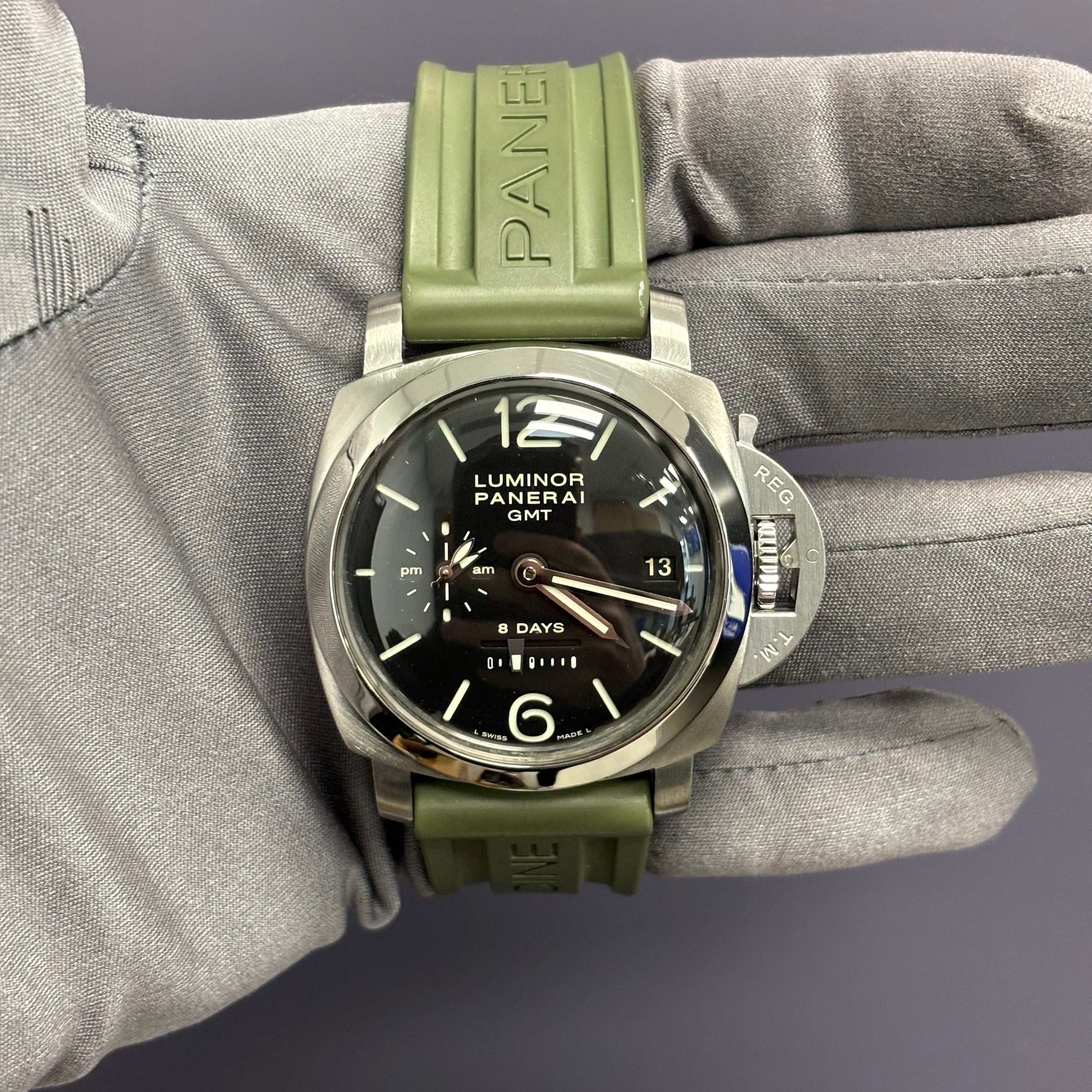 Panerai Luminor 44mm Black Dial Watch Ref# PAM00233 - Happy Jewelers Fine Jewelry Lifetime Warranty