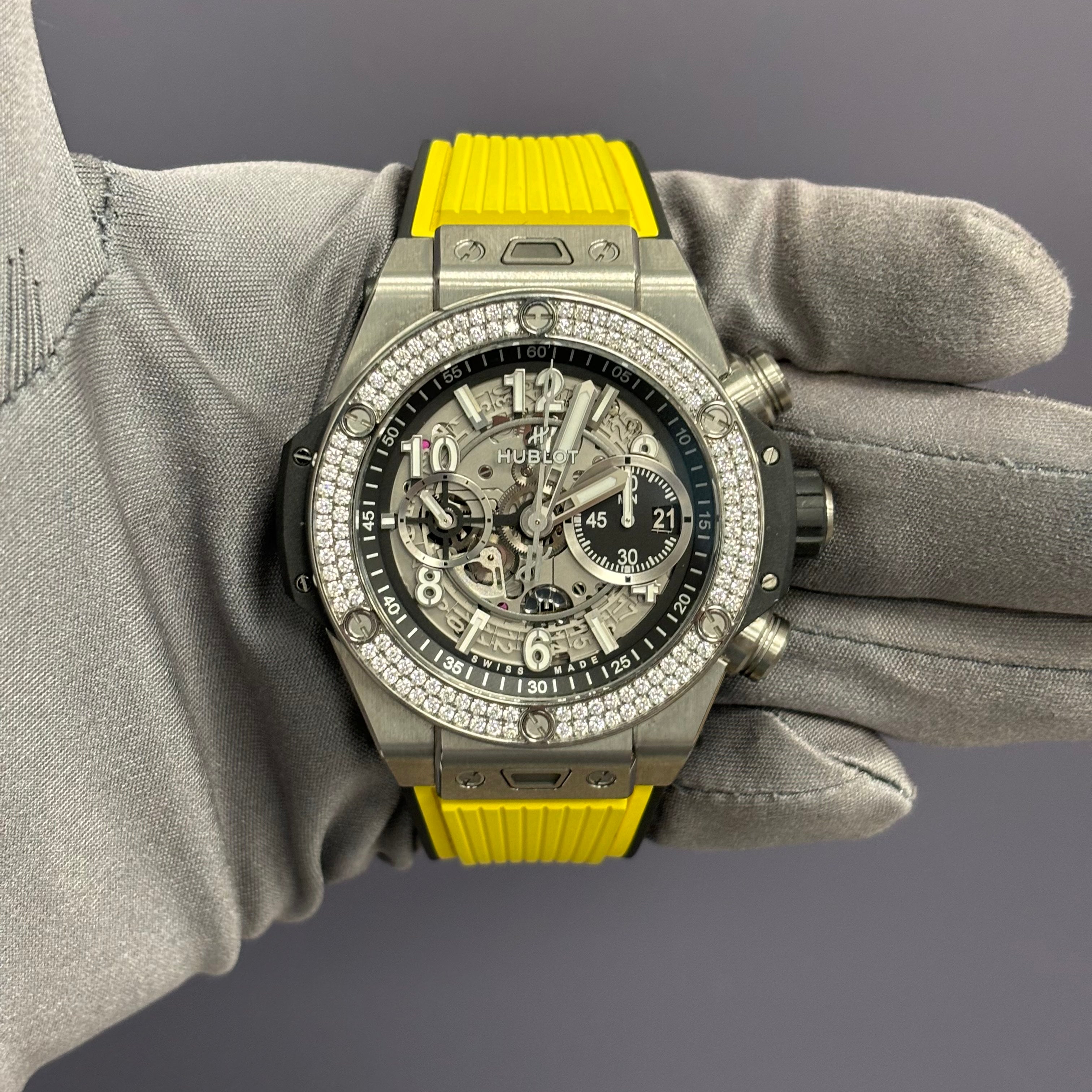 Hublot Big Bang 42mm Openwork Dial Watch Ref# 421.NM.1170.RX - Happy Jewelers Fine Jewelry Lifetime Warranty