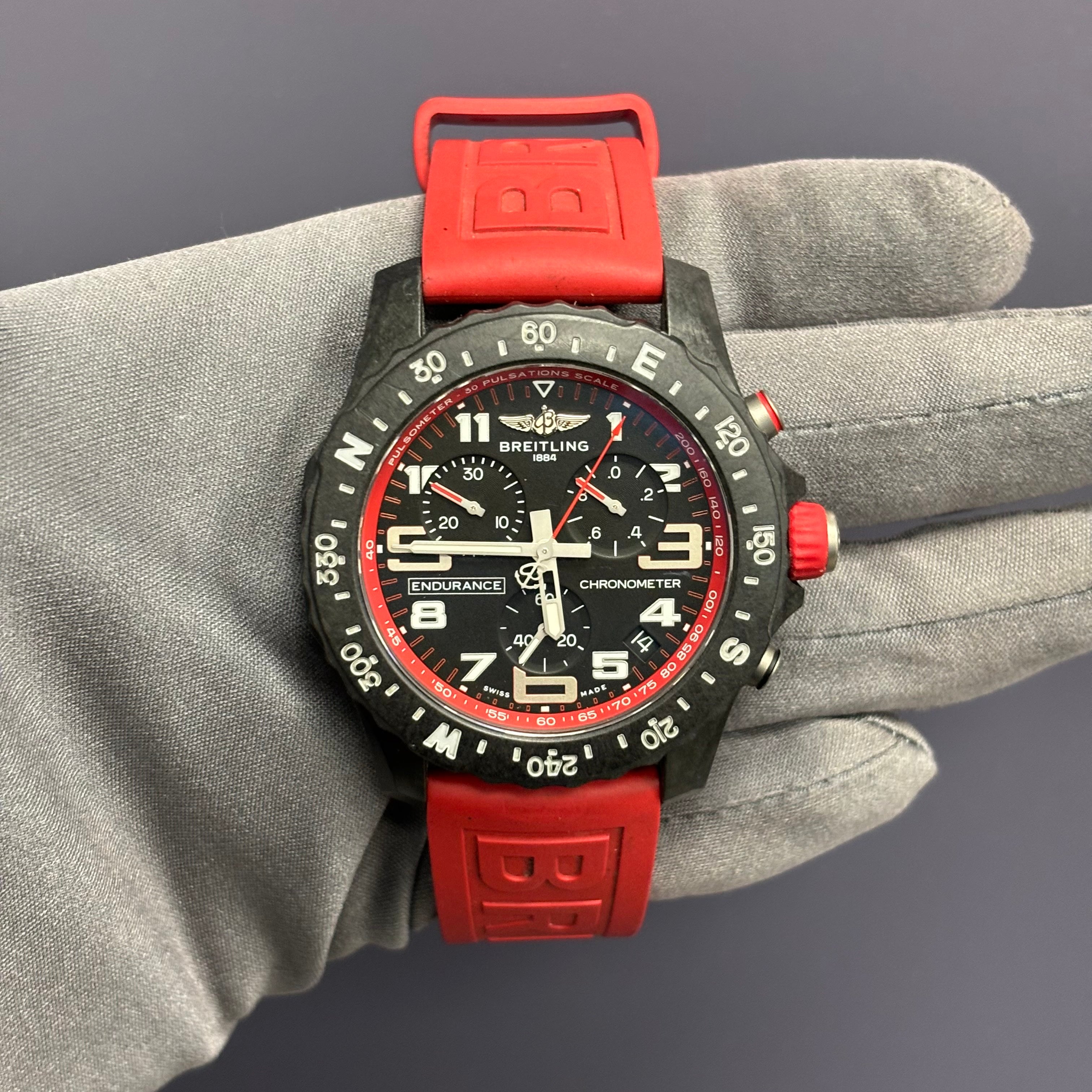 Breitling Endurance 44mm Black Dial Watch Ref# X82310 - Happy Jewelers Fine Jewelry Lifetime Warranty