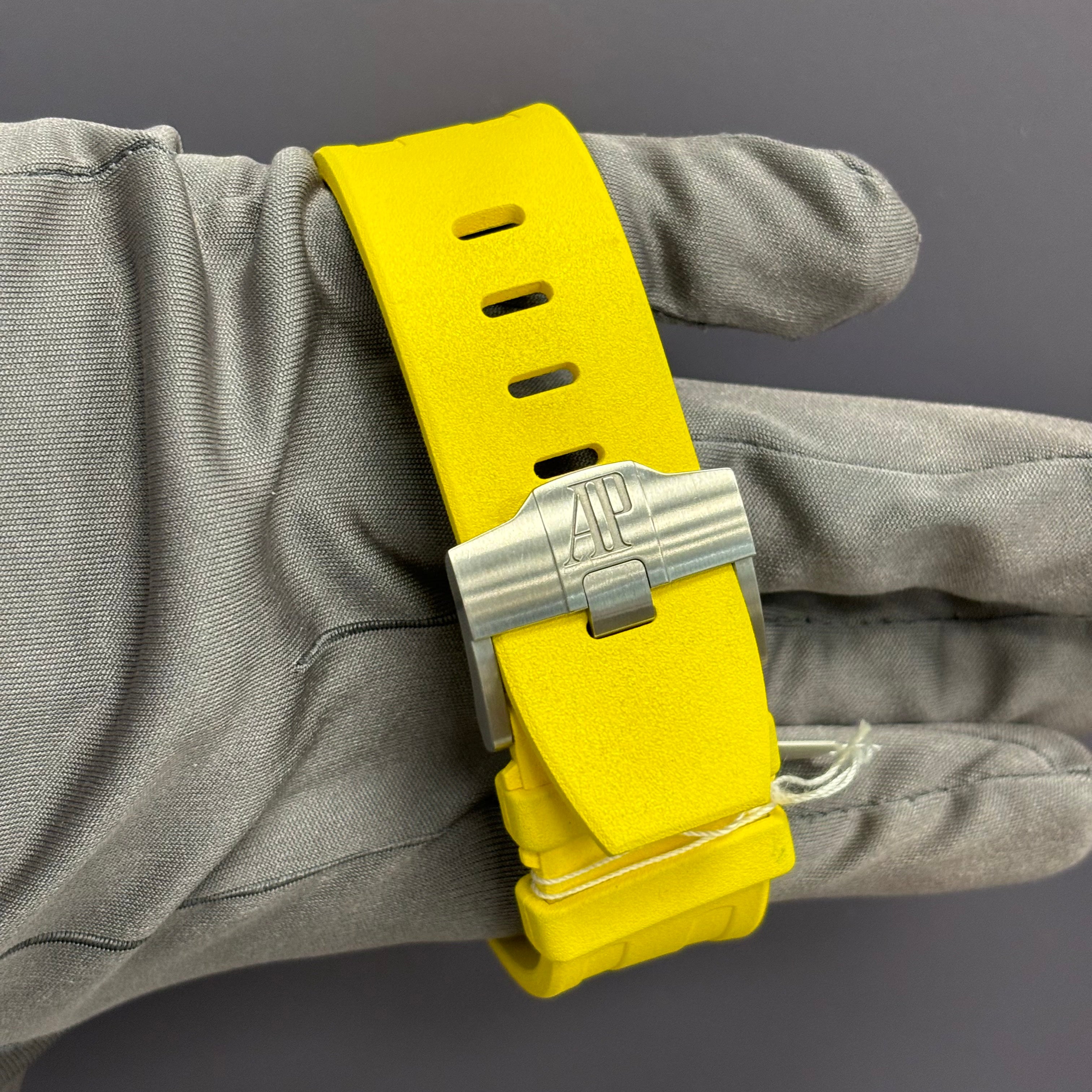 Audemars Piguet Royal Oak 42mm Blue Dial Ref# 15710ST.OO.A027CA.01 - Happy Jewelers Fine Jewelry Lifetime Warranty