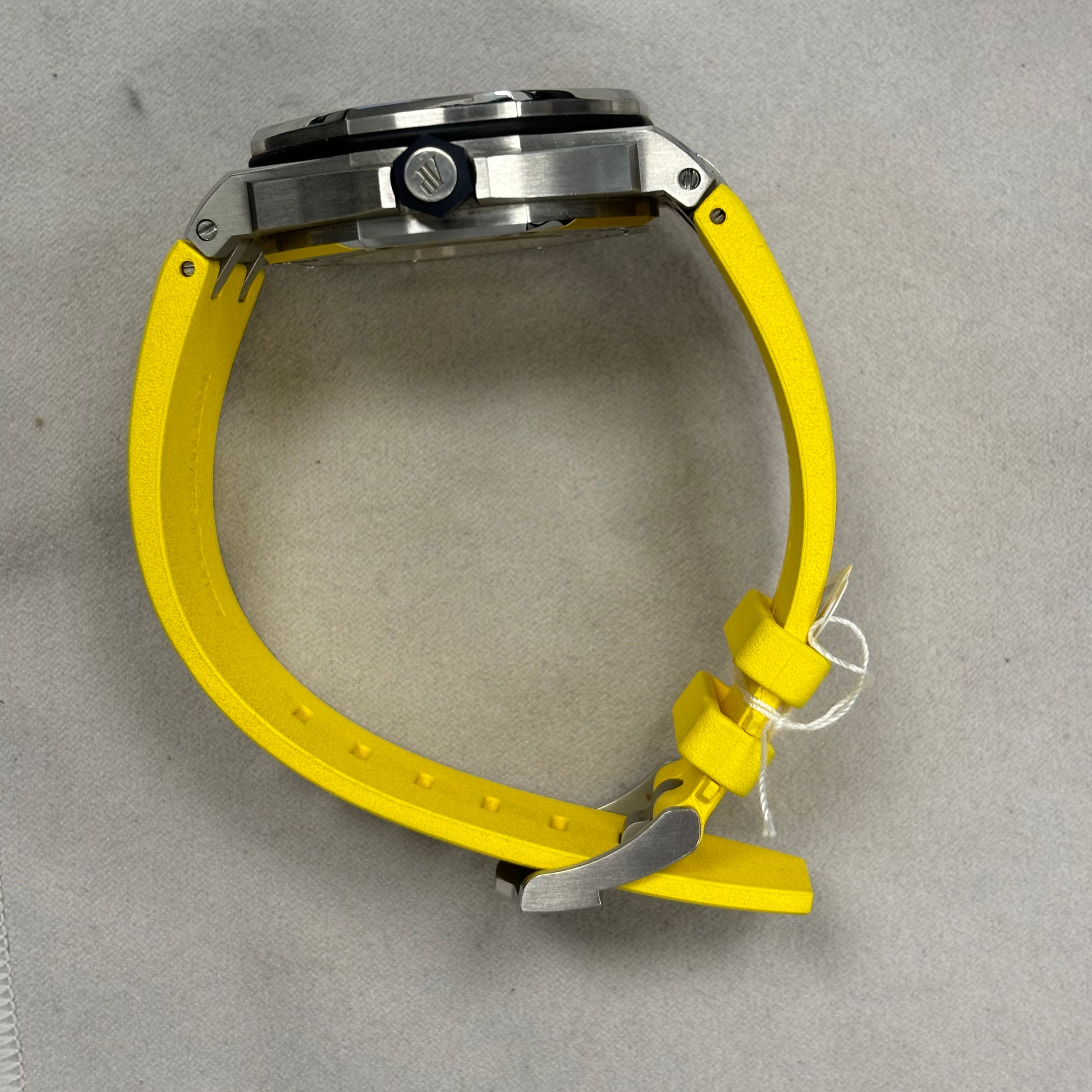 Audemars Piguet Royal Oak 42mm Blue Dial Ref# 15710ST.OO.A027CA.01 - Happy Jewelers Fine Jewelry Lifetime Warranty