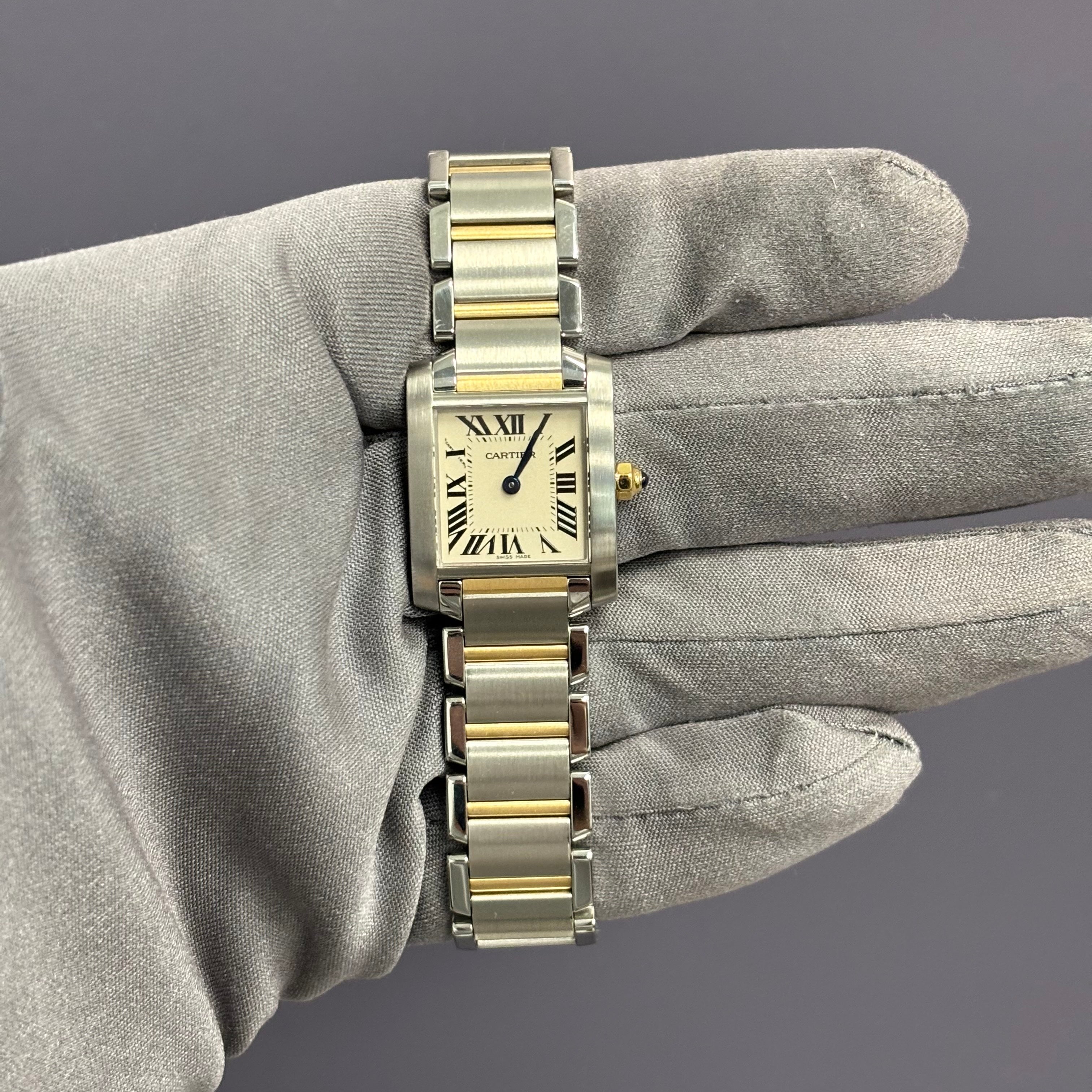 Cartier Tank 25mm White Dial Watch Ref# W51007Q4 - Happy Jewelers Fine Jewelry Lifetime Warranty