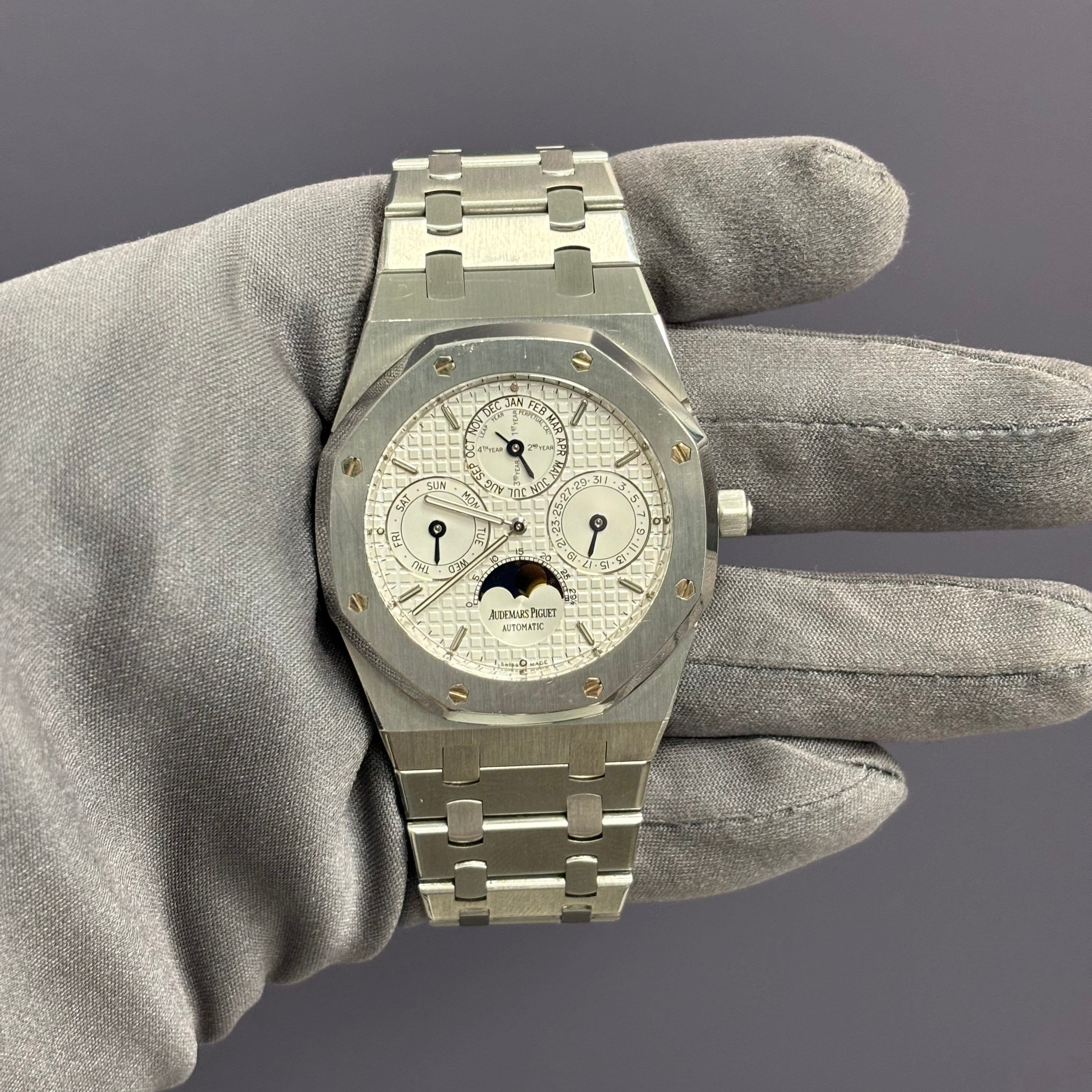 Audemars Piguet Royal Oak 39mm White Dial Ref# 25820SP.OO.0944SP.03 - Happy Jewelers Fine Jewelry Lifetime Warranty