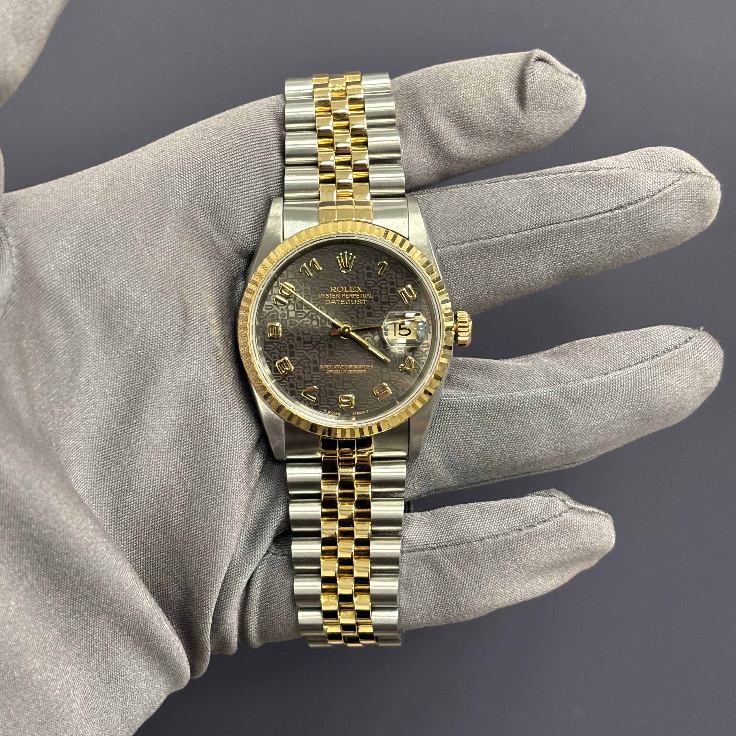 Rolex Datejust 36mm Rhodium Dial Watch Ref# 16233 - Happy Jewelers Fine Jewelry Lifetime Warranty